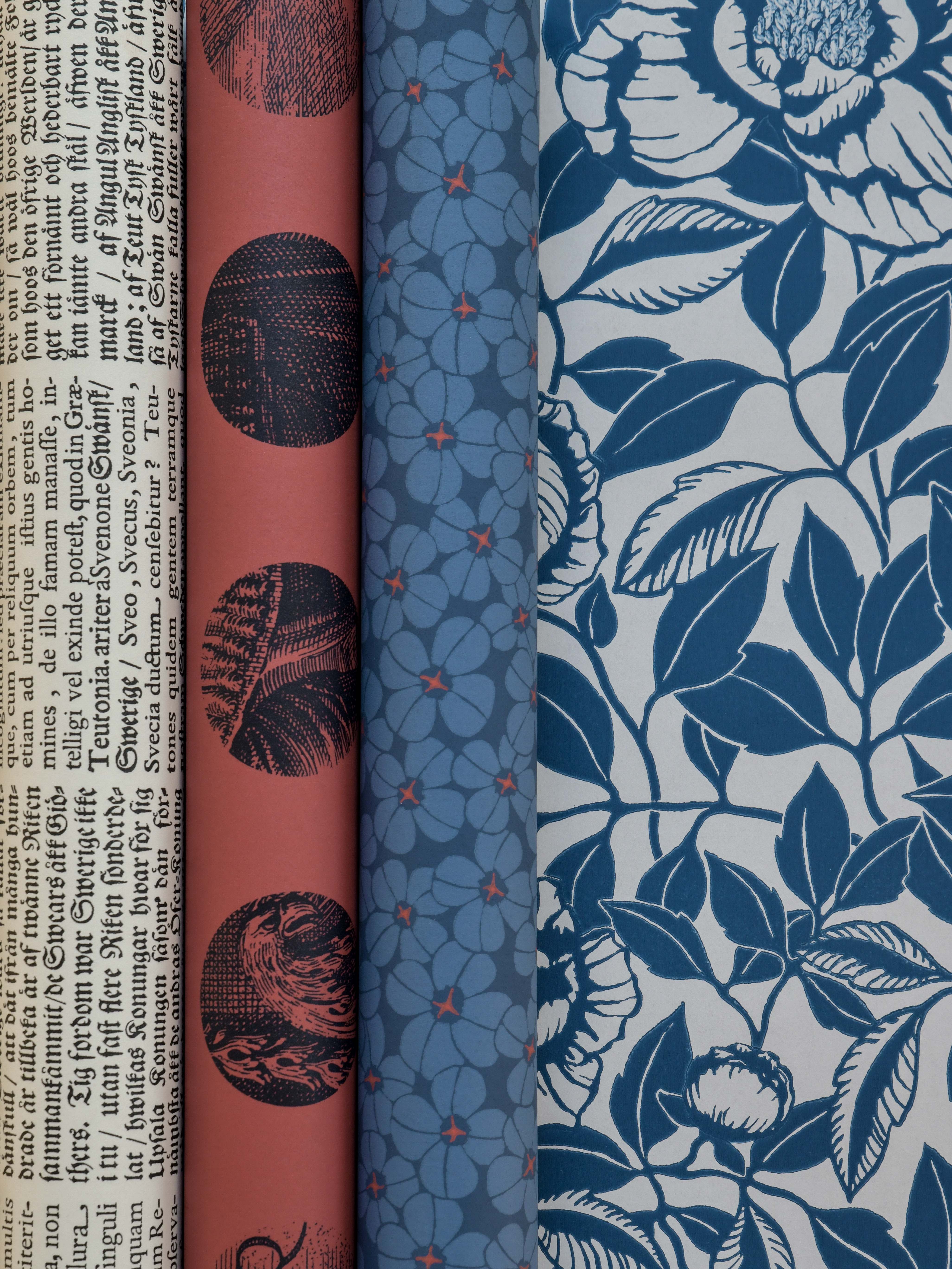 Flower Shower Wallpaper by Långelid Von Brömssen