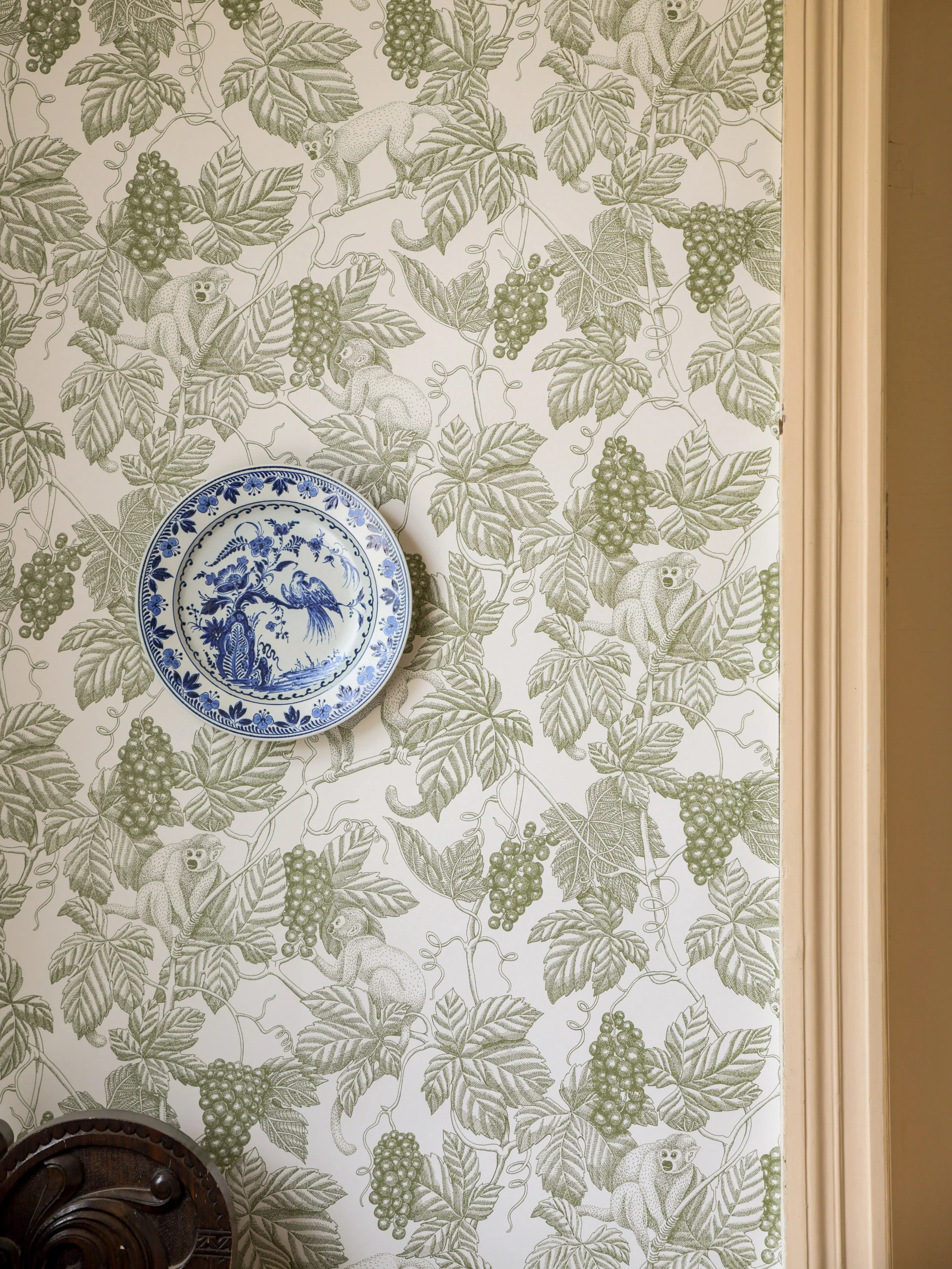 Grape Thief Wallpaper by Långelid Von Brömssen