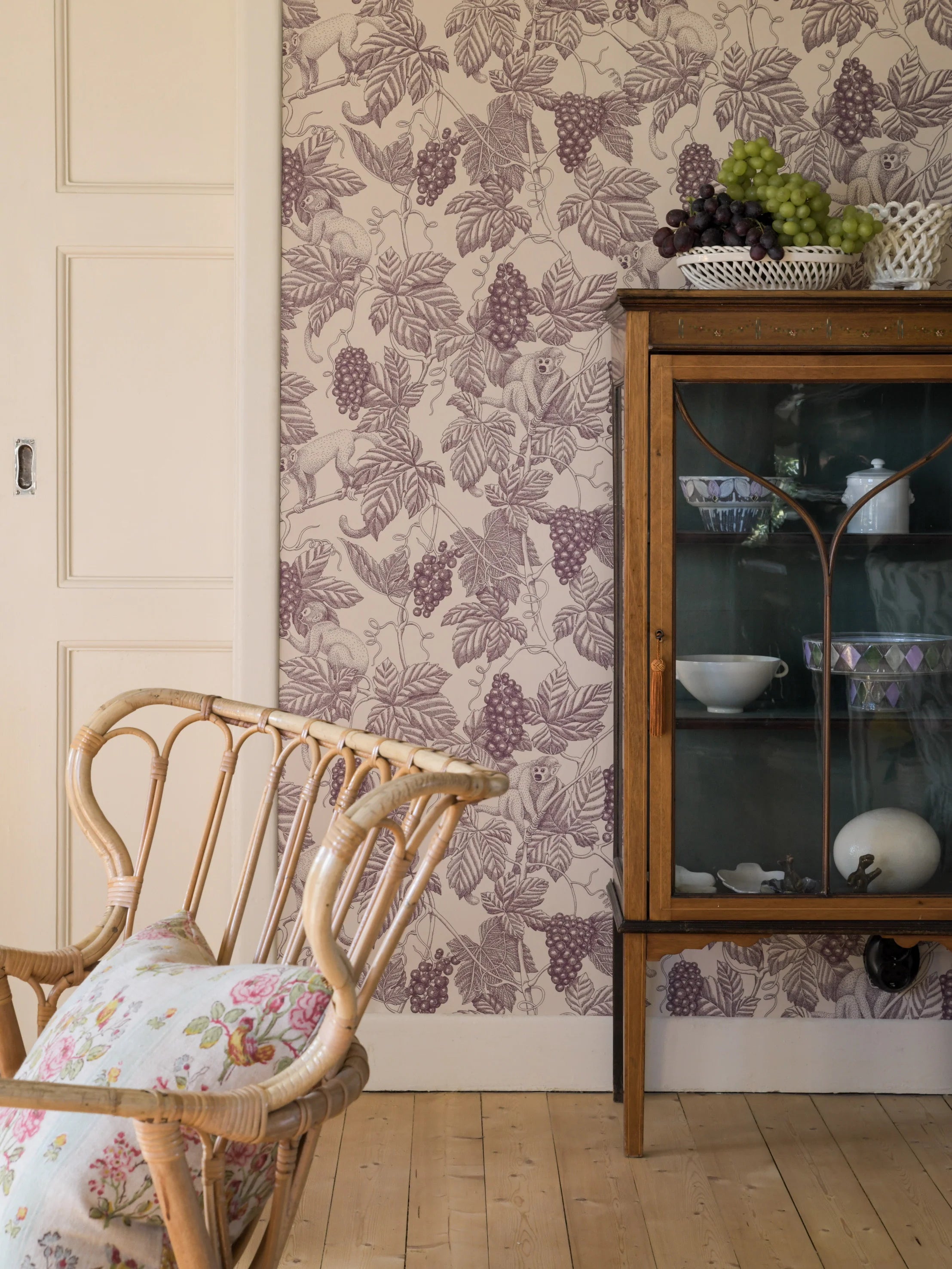 Grape Thief Wallpaper by Långelid Von Brömssen