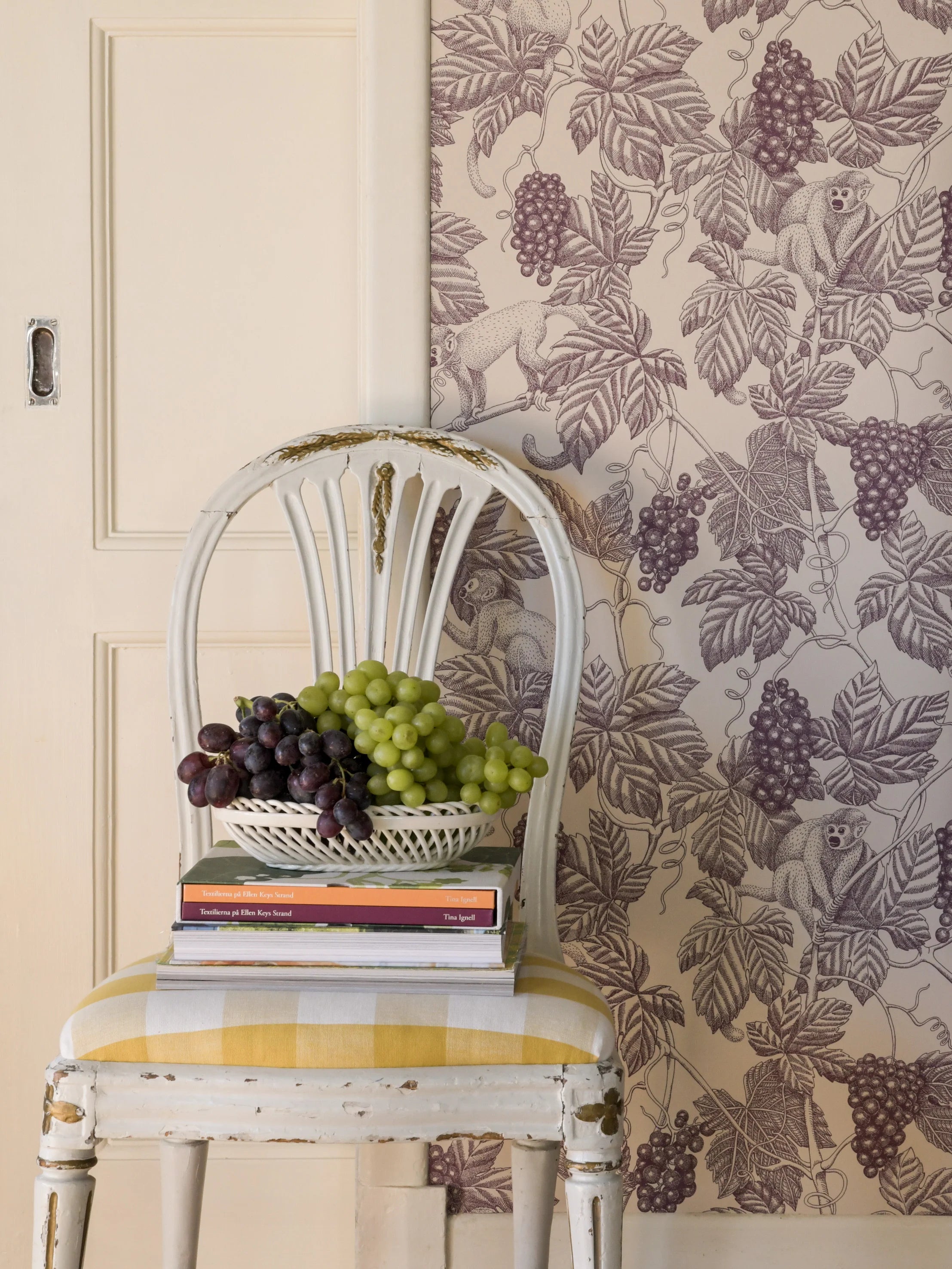 Grape Thief Wallpaper by Långelid Von Brömssen