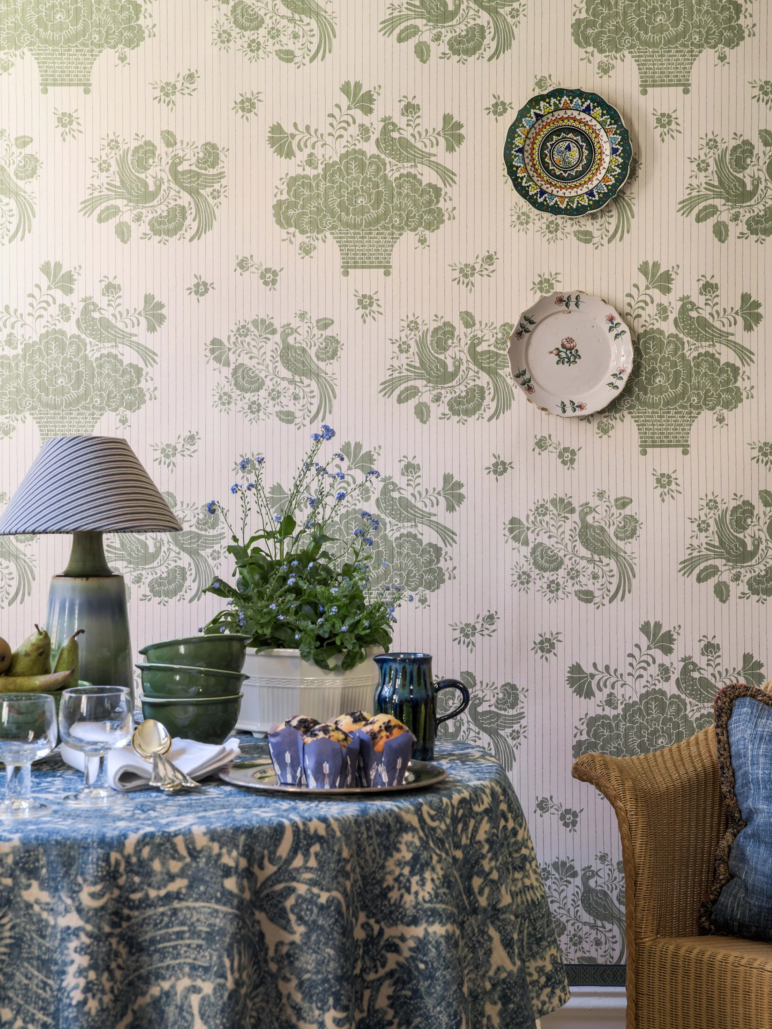 Birds Nest Wallpaper by Långelid Von Brömssen