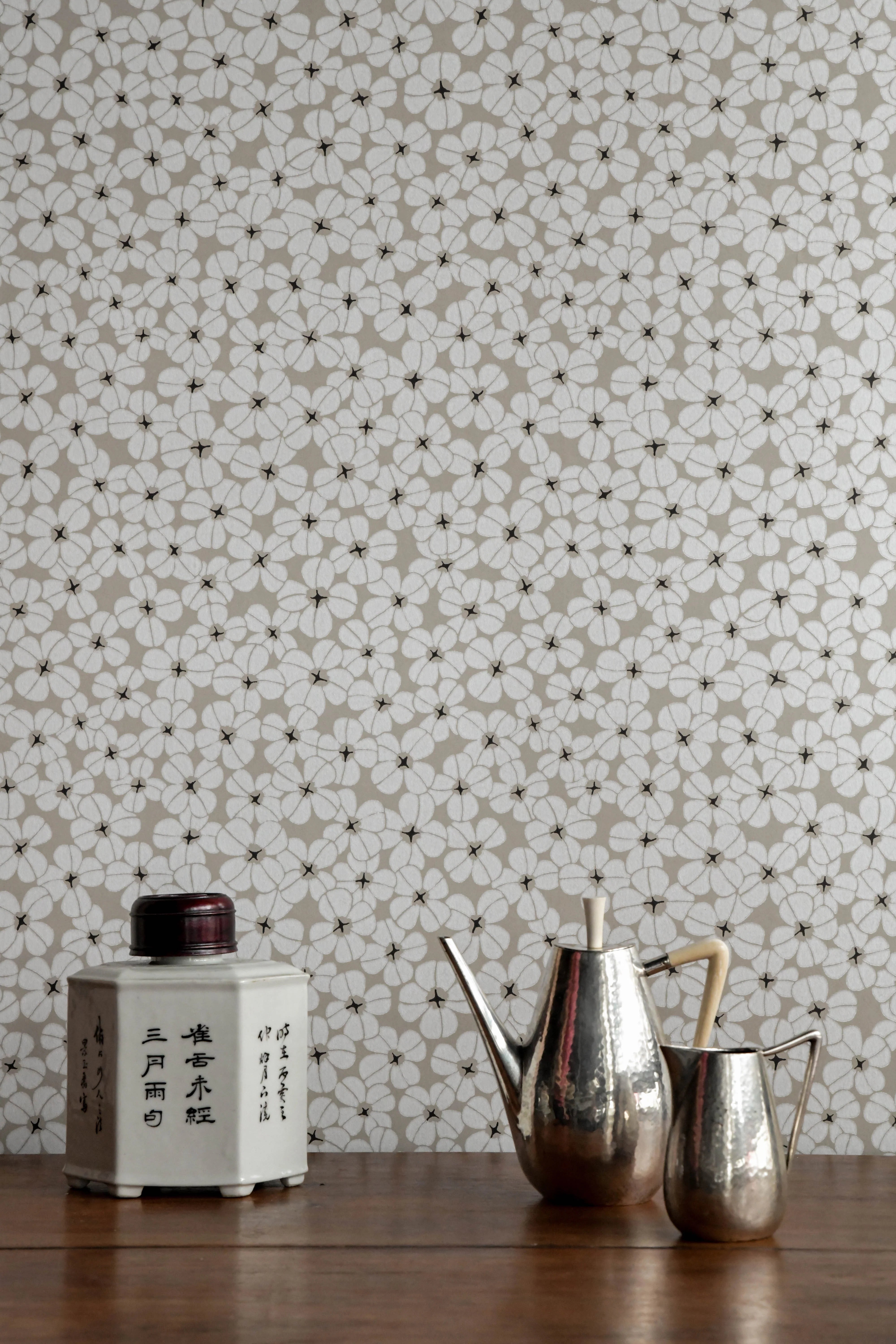 Flower Shower Wallpaper by Långelid Von Brömssen