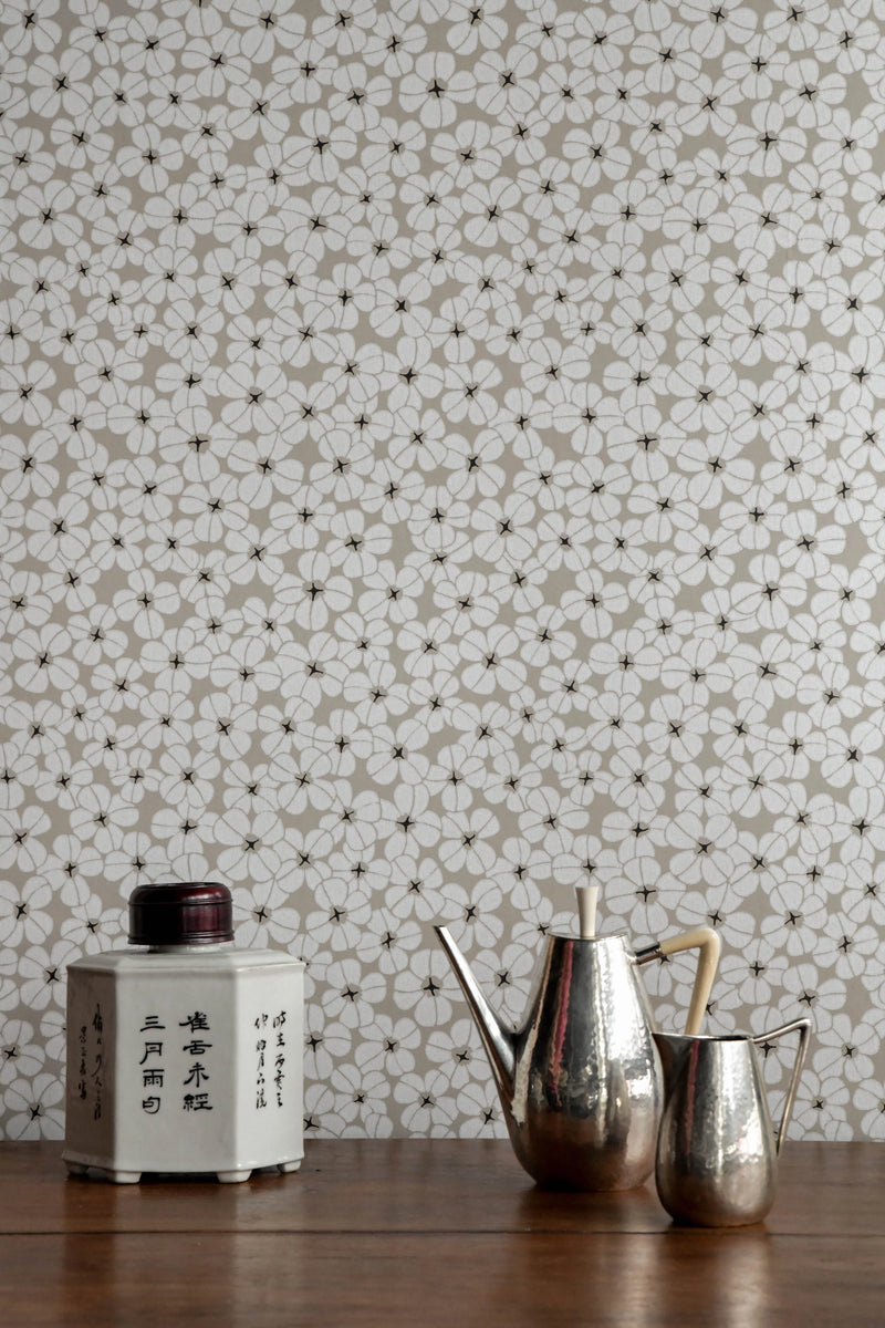Flower Shower Wallpaper by Långelid Von Brömssen