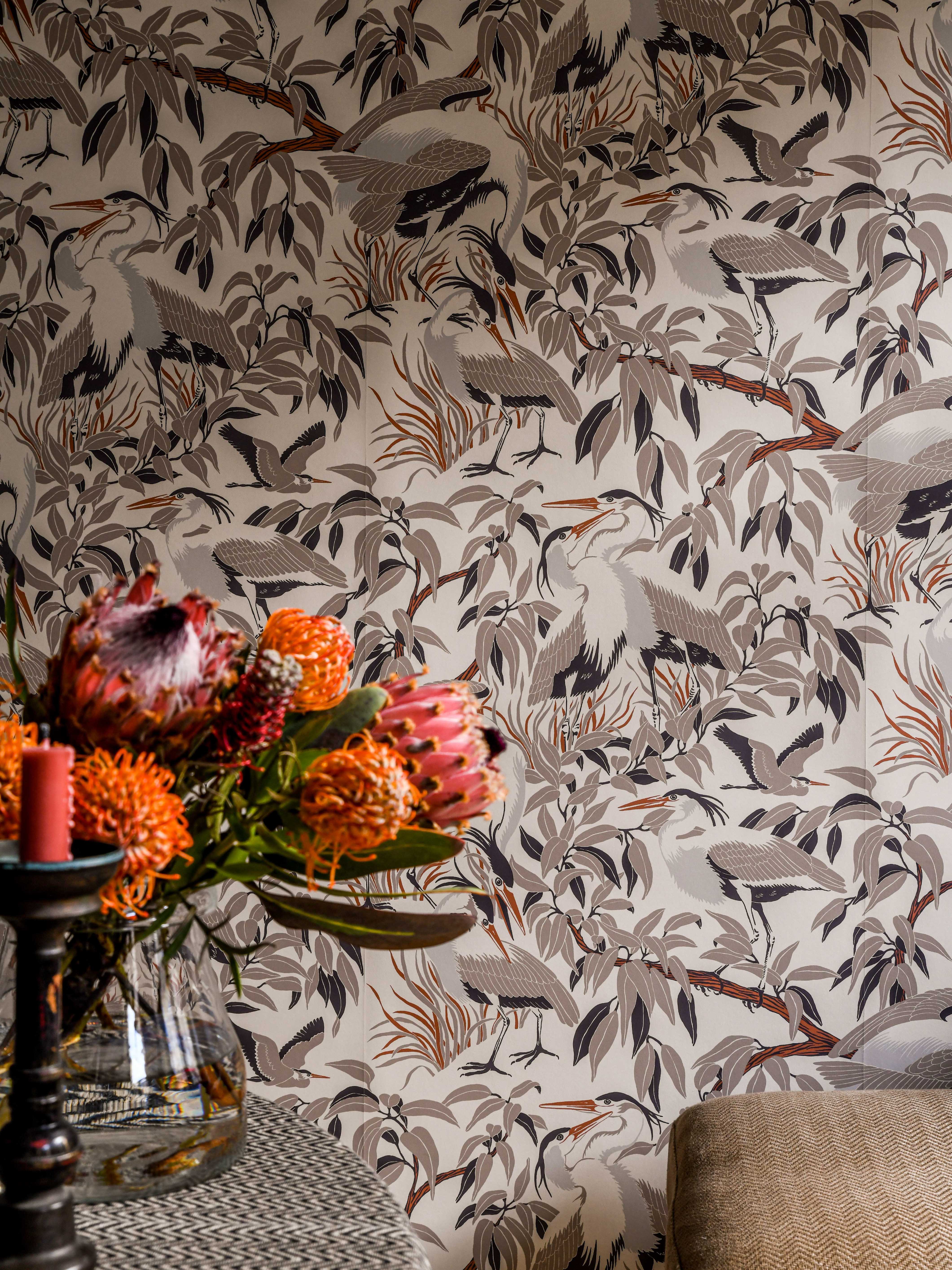 Herons Wallpaper by Långelid Von Brömssen