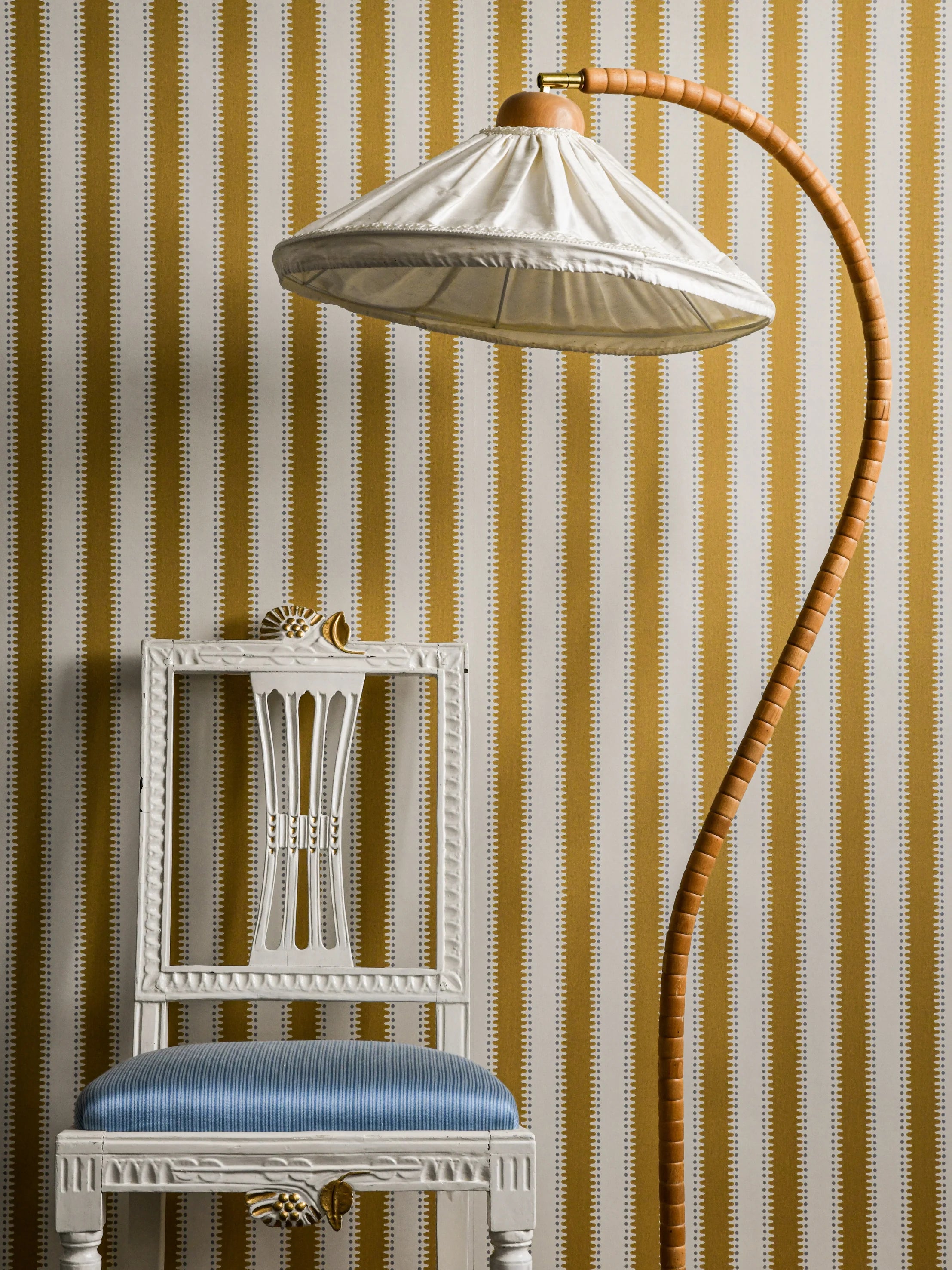 Jagged Stripe Wallpaper by Långelid Von Brömssen