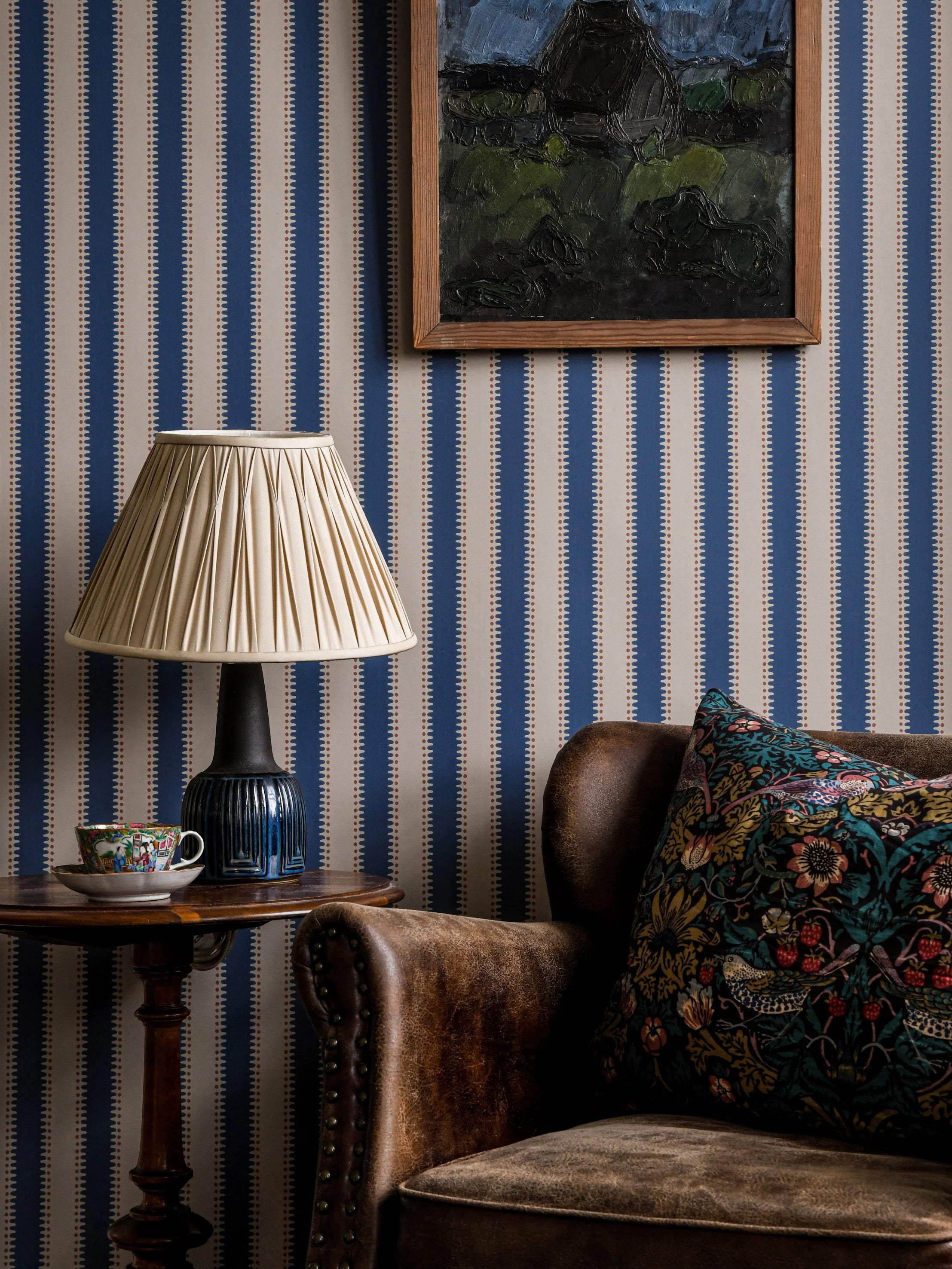 Jagged Stripe Wallpaper by Långelid Von Brömssen
