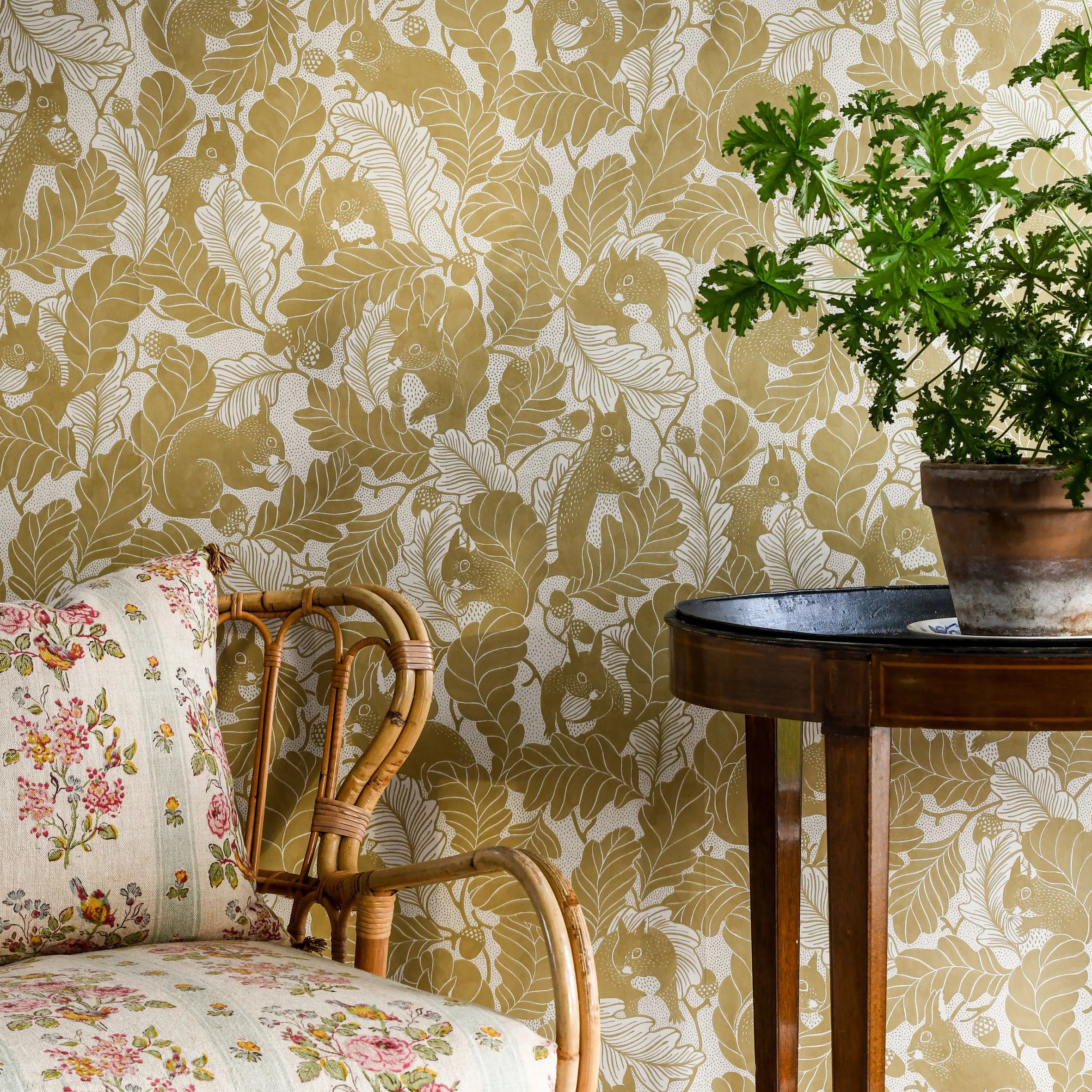 Oak Tree Tails Wallpaper by Långelid Von Brömssen