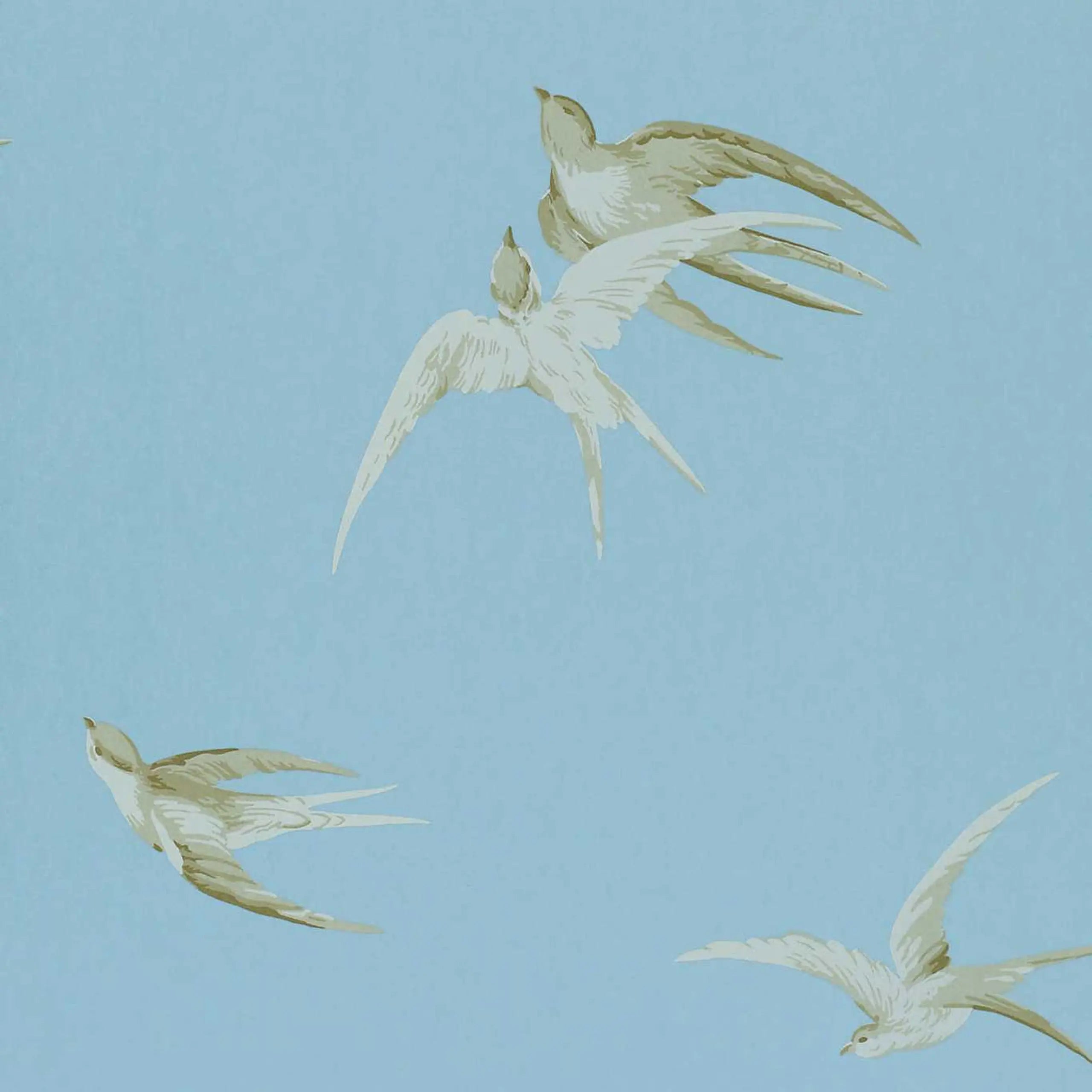 Swallows Wallpaper by Sanderson