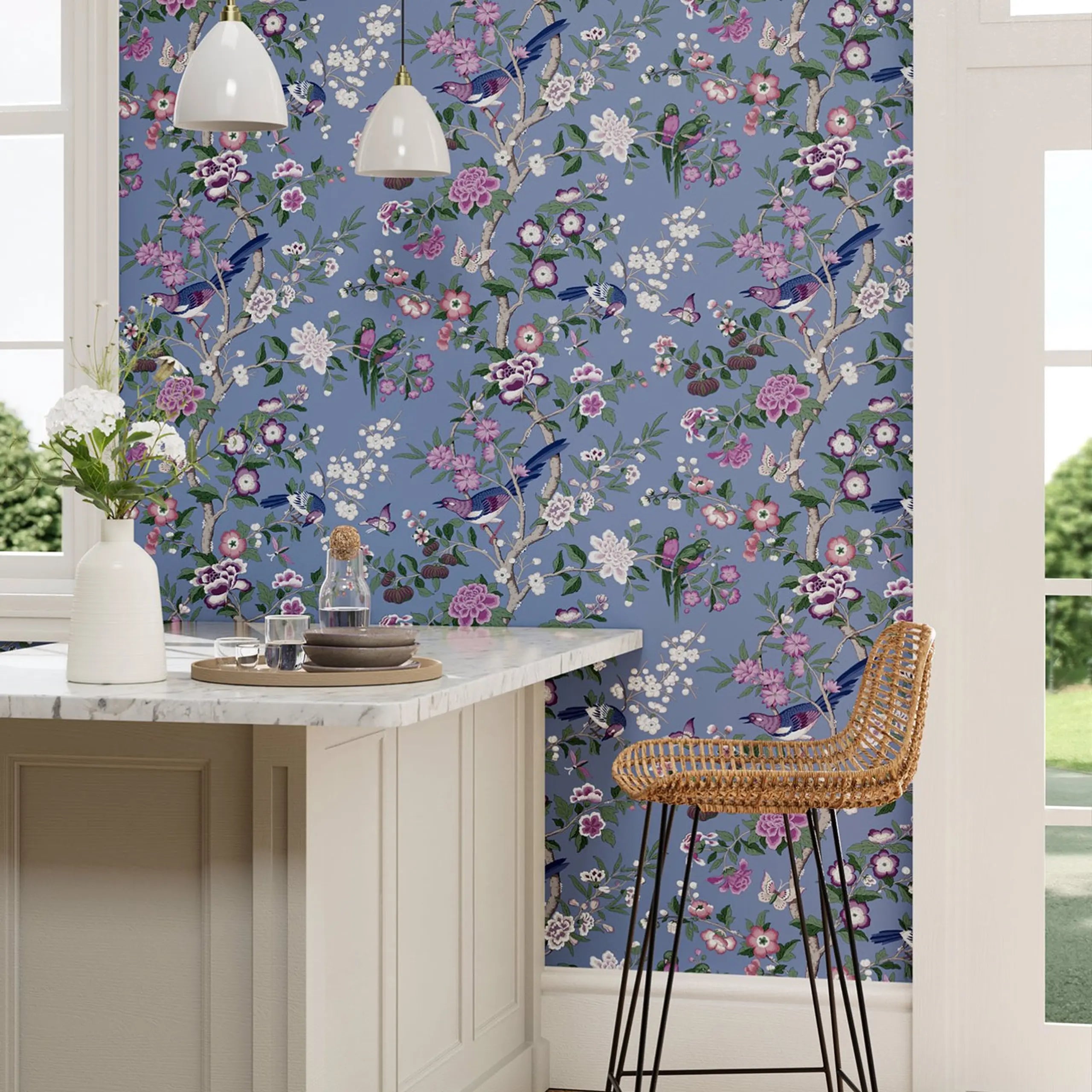 Chinoiserie Hall Wallpaper by Sanderson