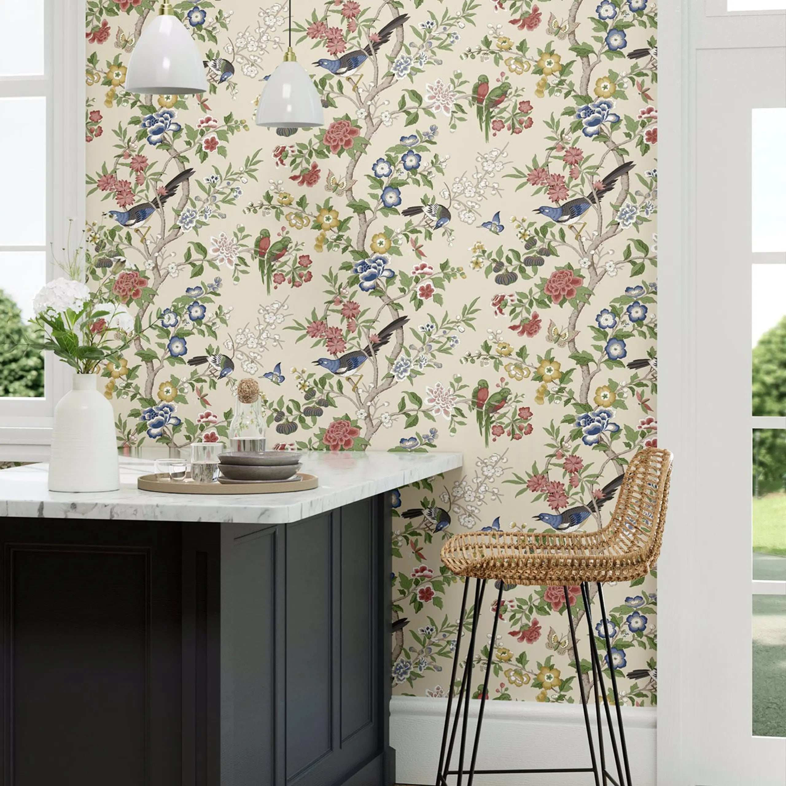 Chinoiserie Hall Wallpaper by Sanderson