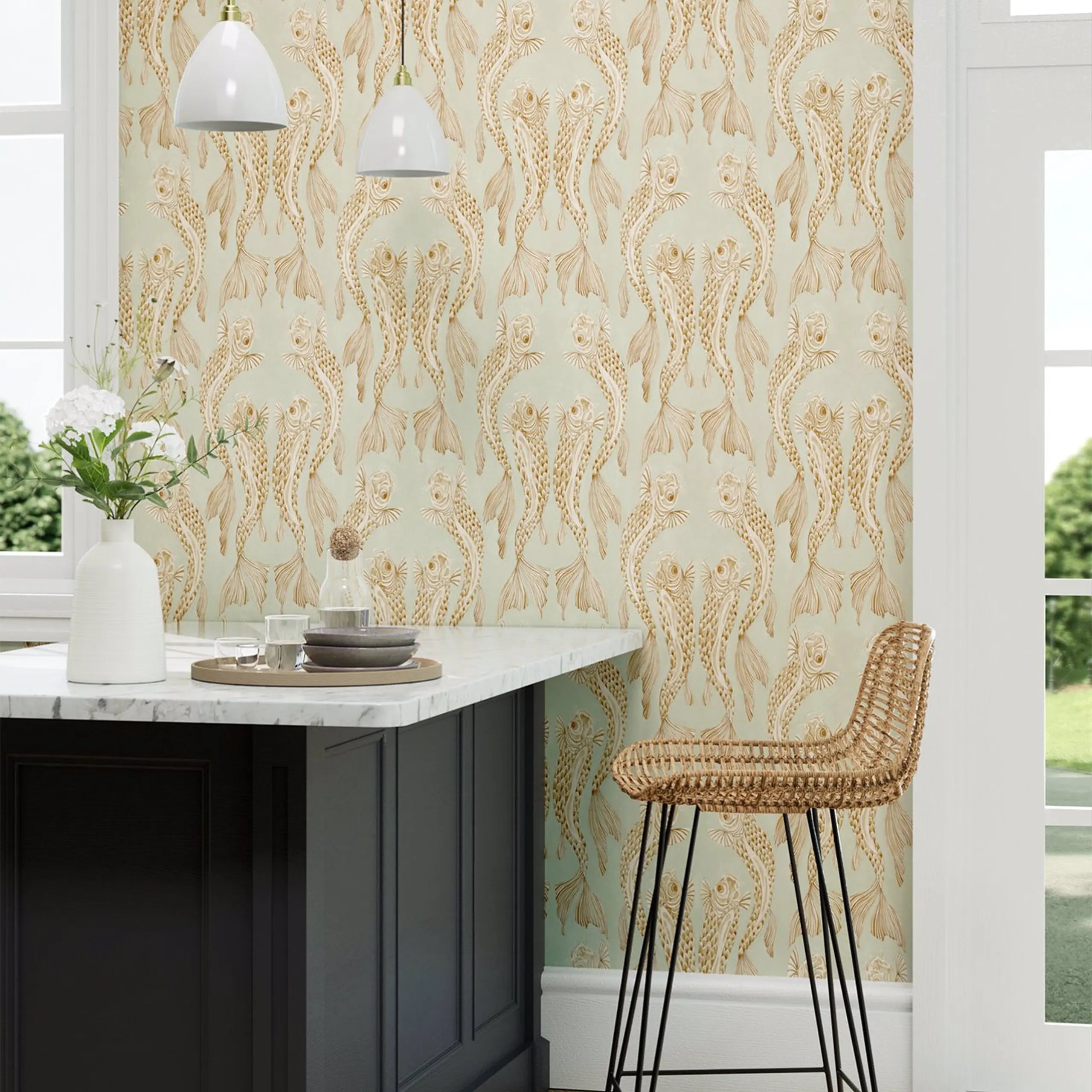 Voyaging Koi Wallpaper by Sanderson