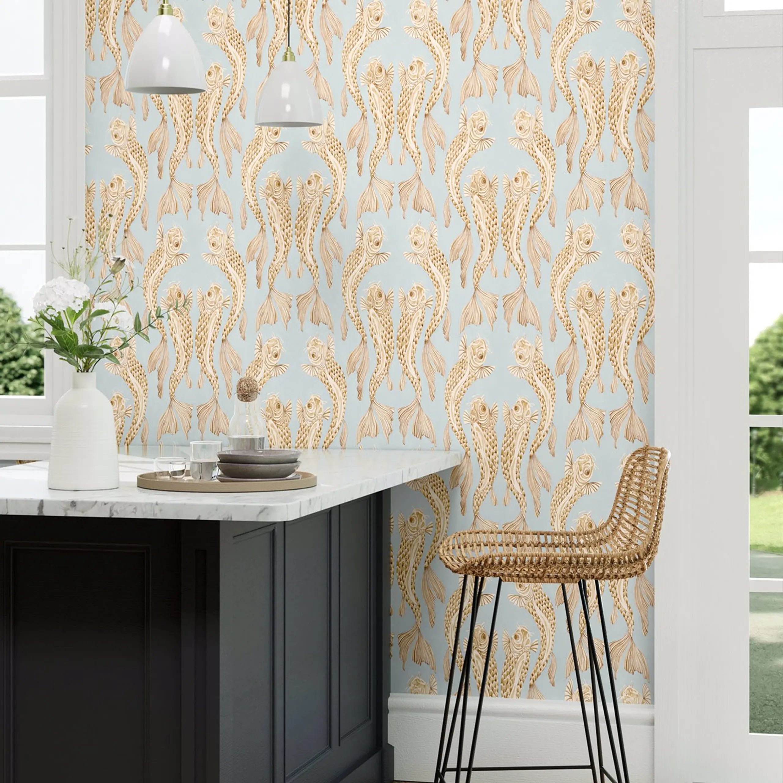 Voyaging Koi Wallpaper by Sanderson