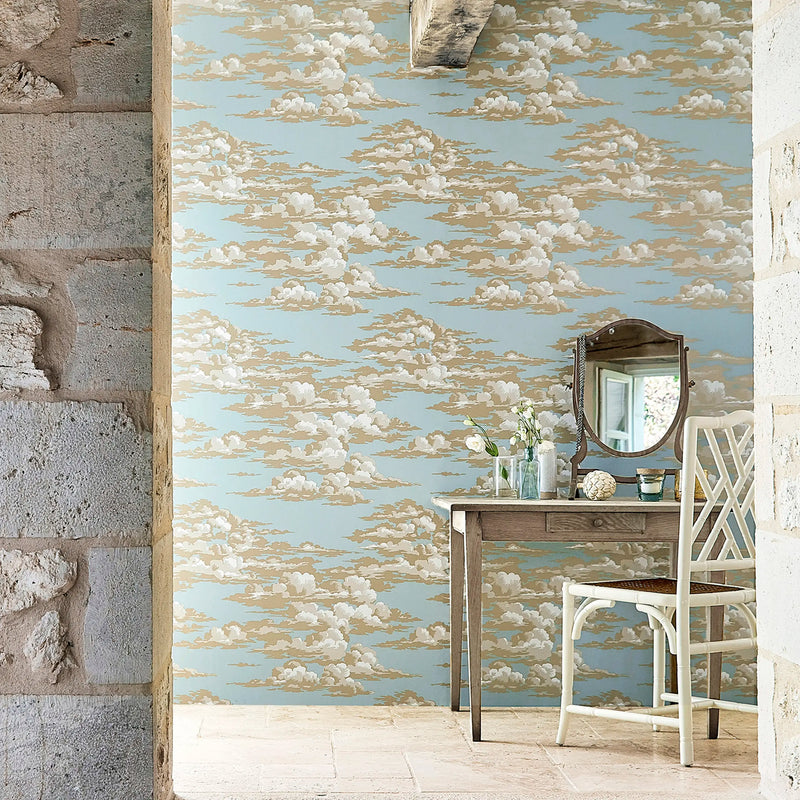 Silvi Clouds Wallpaper by Sanderson
