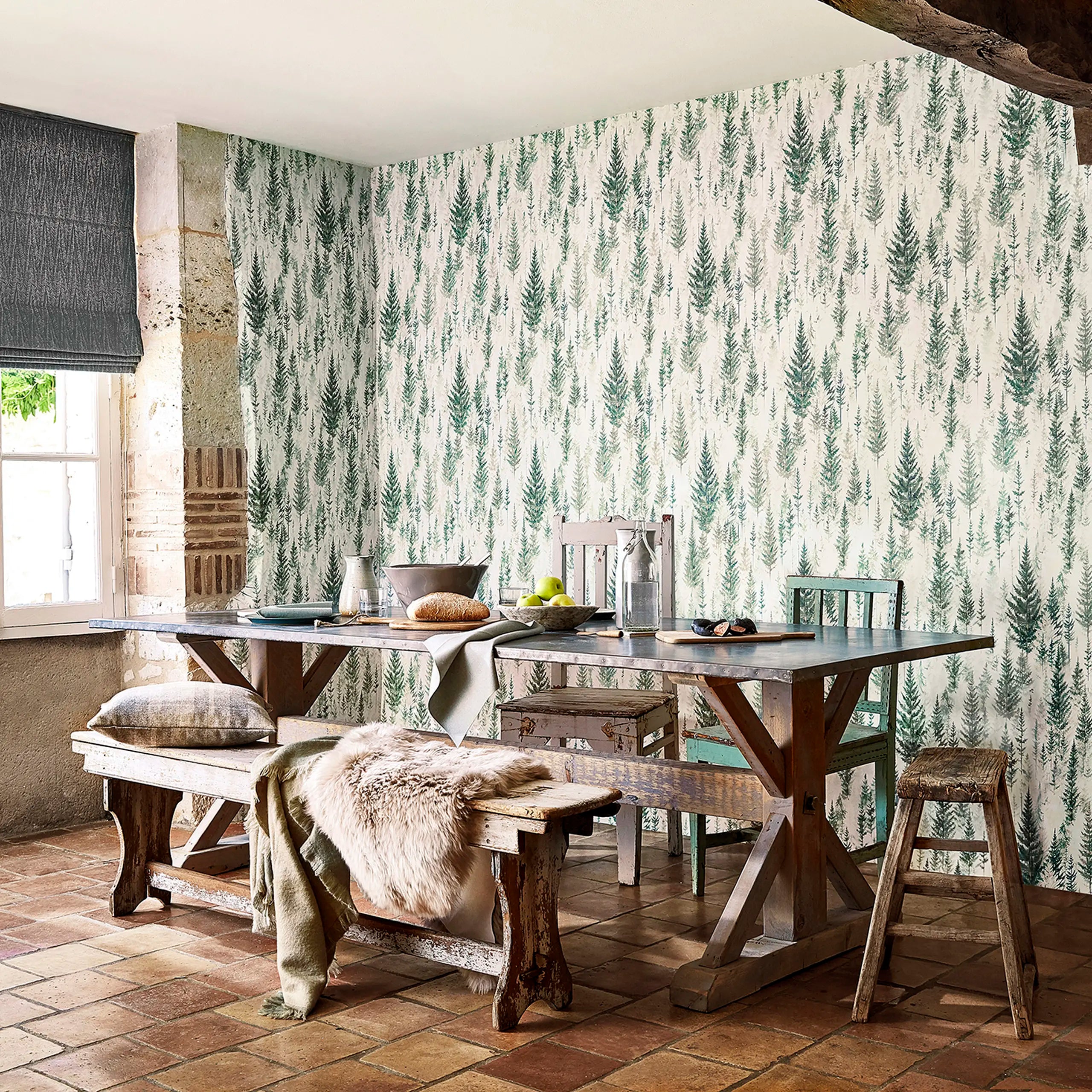 Juniper Pine Wallpaper by Sanderson