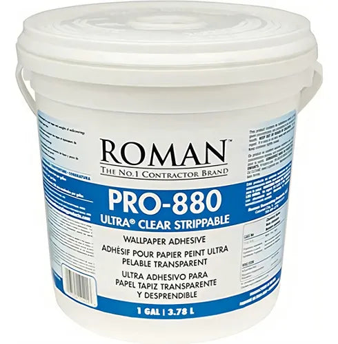 Roman Pro-880 Ultra Clear Strippable Wallpaper Adhesive Glue