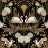 Deco Swan Wallpaper by Graduate Collection