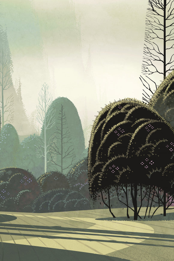 Le Jardin Mystique Wallpanel by Arte