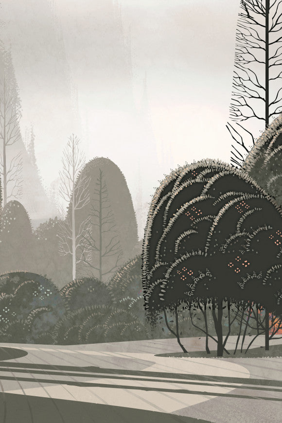 Le Jardin Mystique Wallpanel by Arte