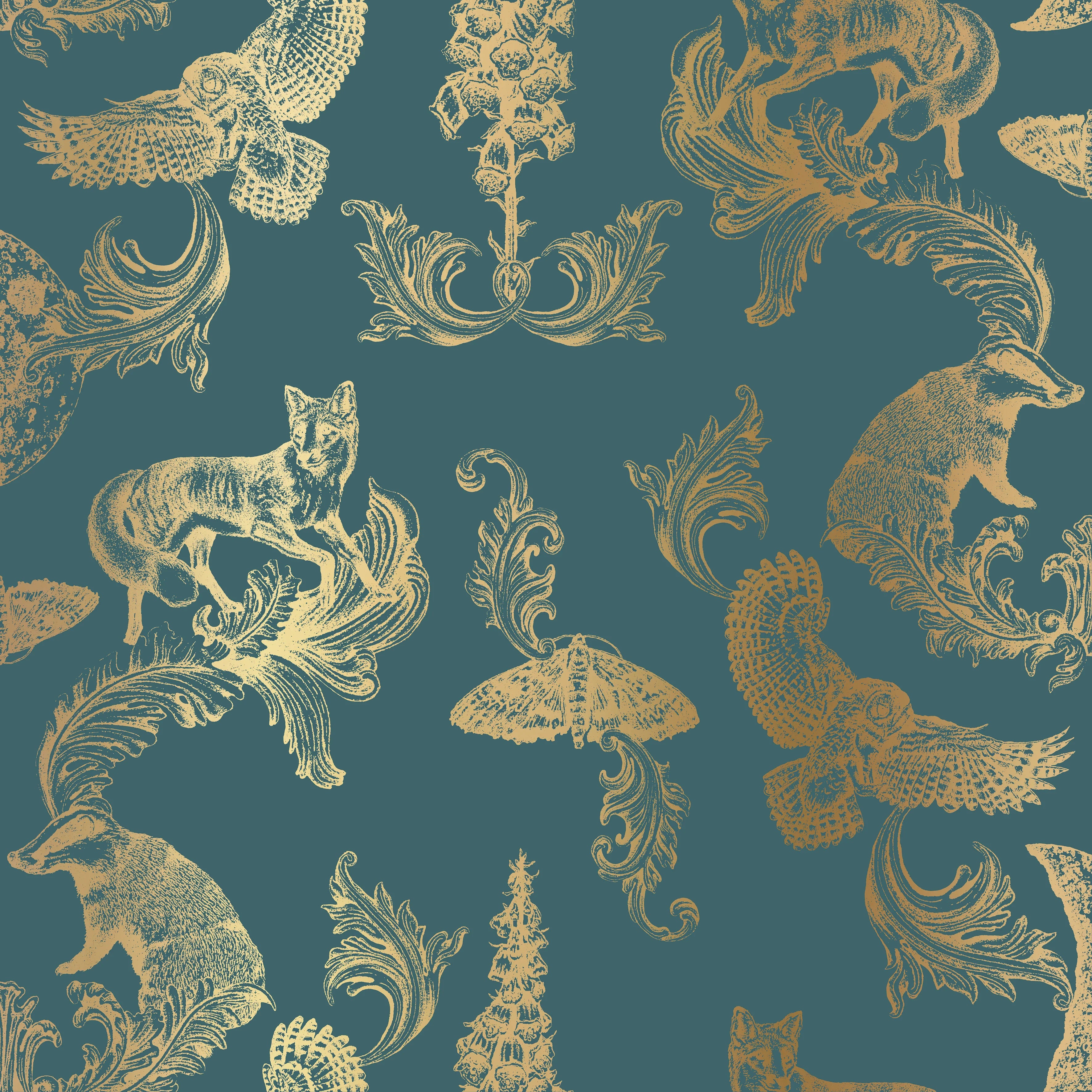 Dipped in Moonlight Wallpaper by Graduate Collection
