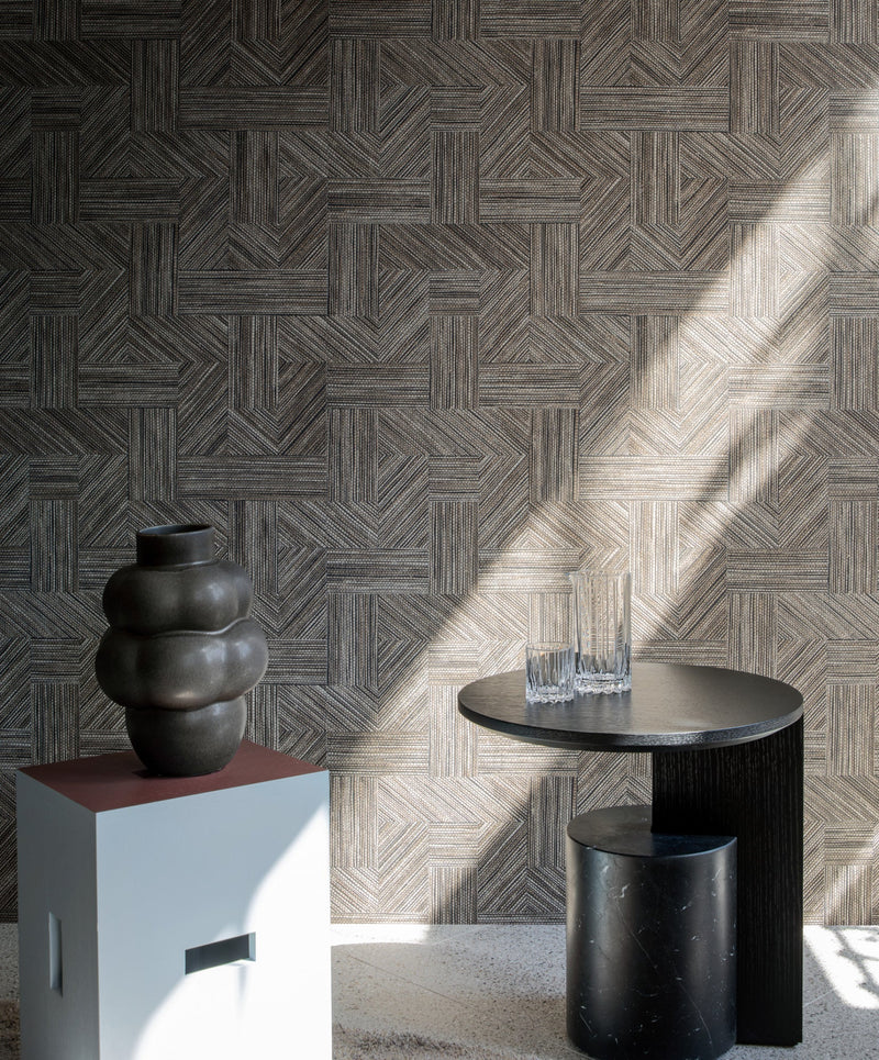 Intarsio Geometic Wallpaper by Arte