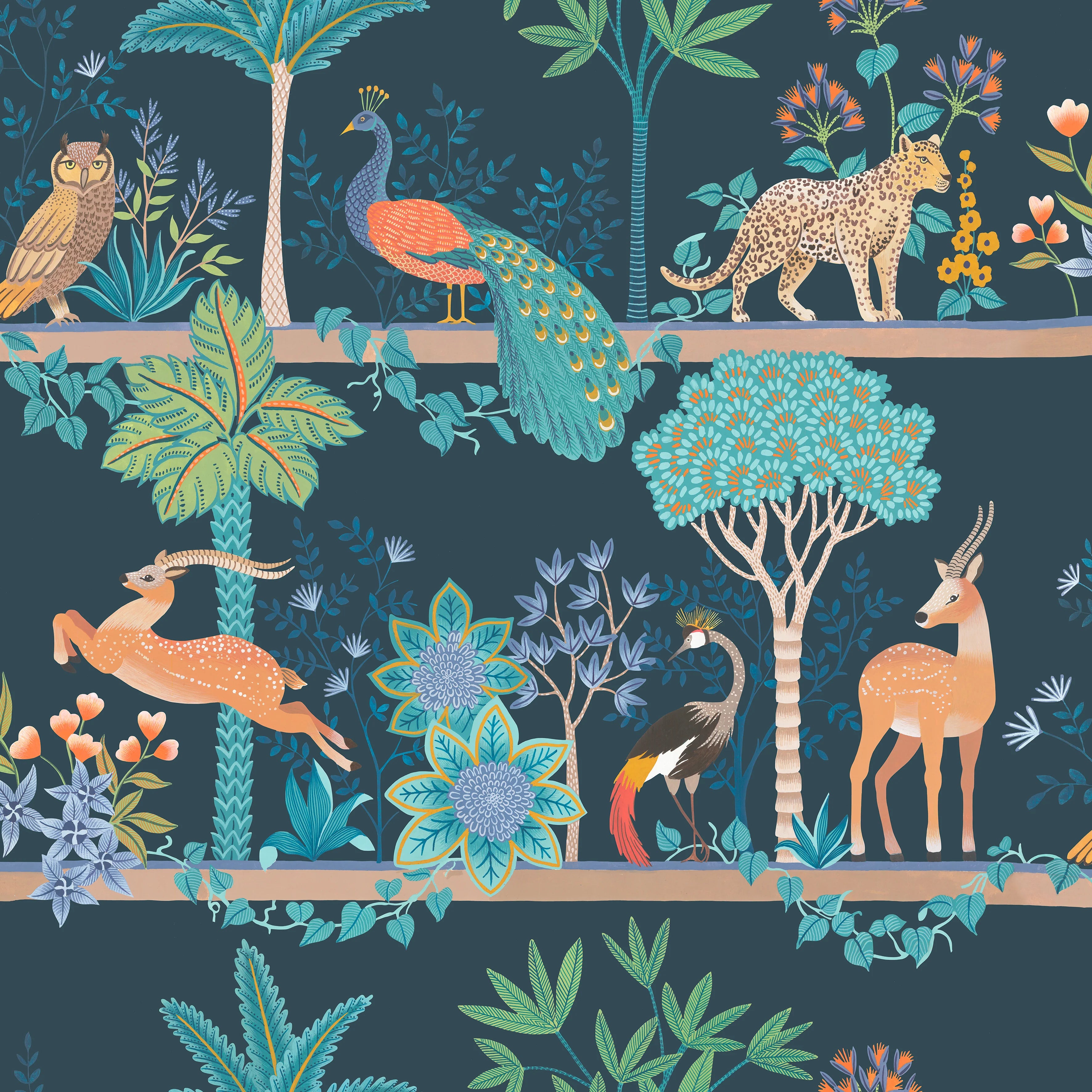 Exotic Fresco Wallpaper by Graduate Collection
