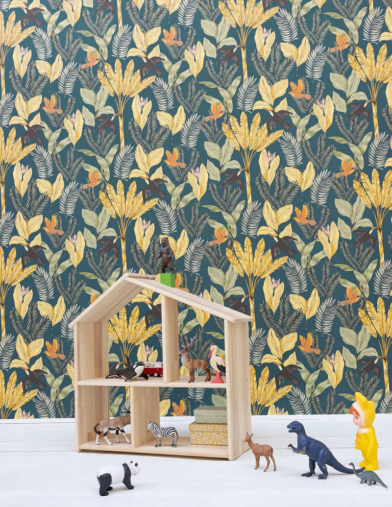 Explorer Palm Wallpaper by Casadeco
