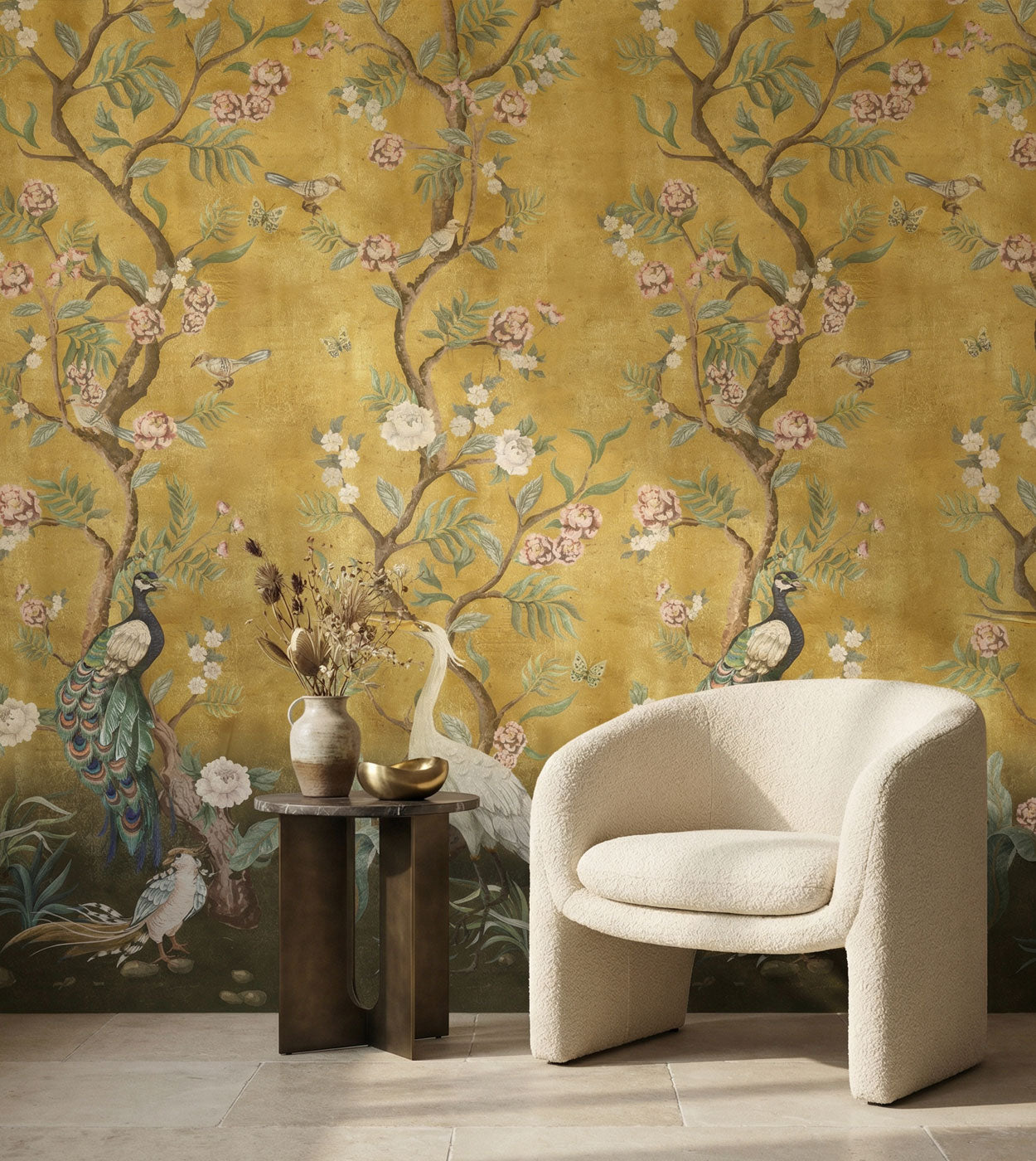Kubla Khan Chinoiserie Wallpaper by Feathr