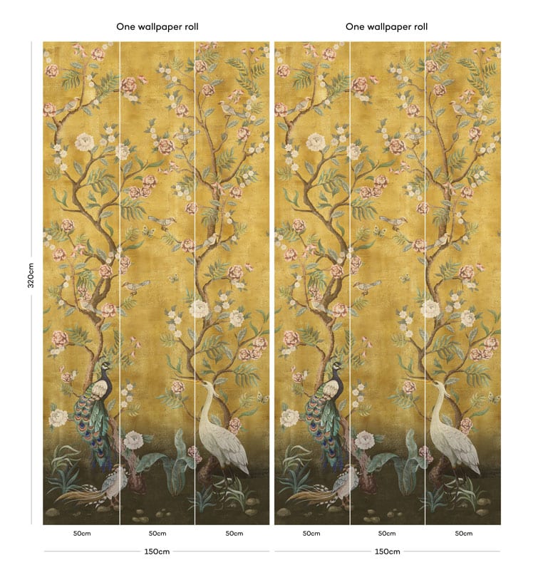 Kubla Khan Chinoiserie Wallpaper by Feathr