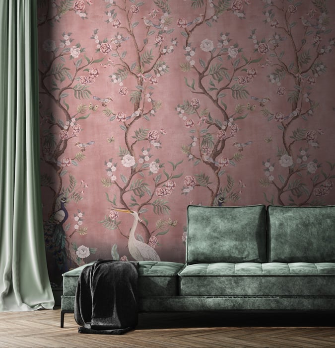 Kubla Khan Chinoiserie Wallpaper by Feathr