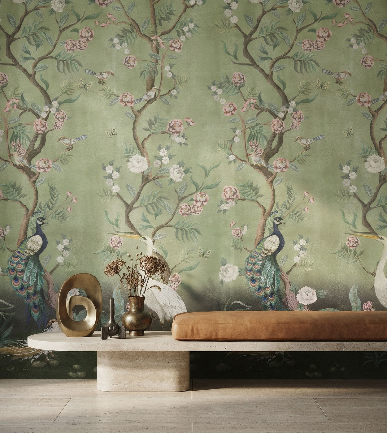 Kubla Khan Chinoiserie Wallpaper by Feathr