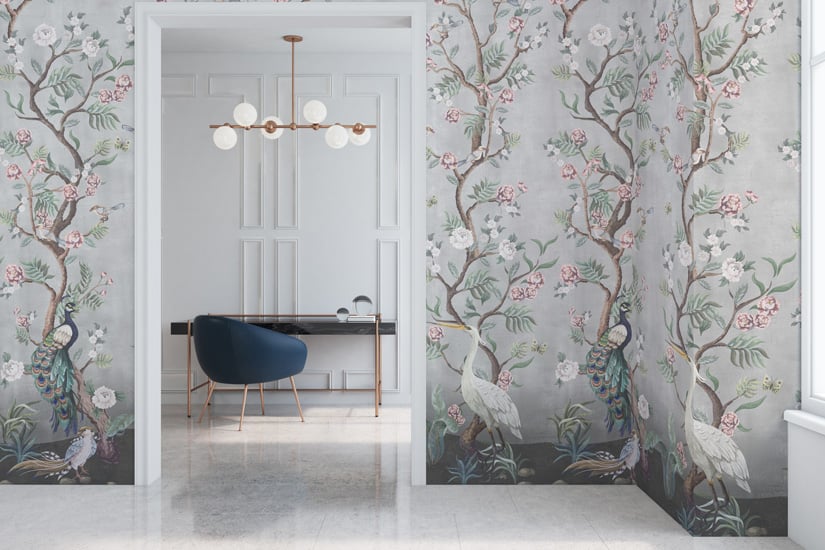 Kubla Khan Chinoiserie Wallpaper by Feathr
