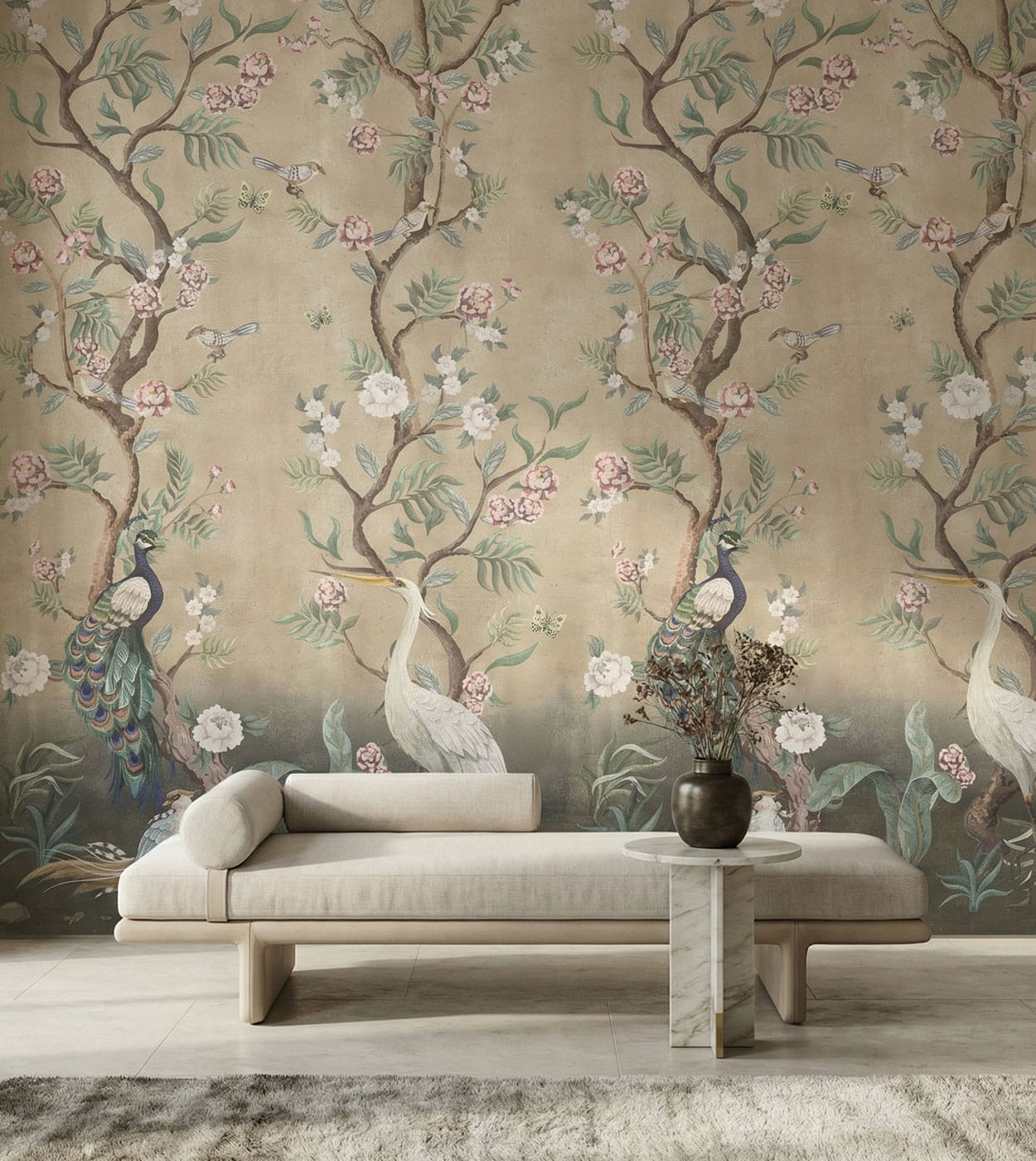 Kubla Khan Chinoiserie Wallpaper by Feathr