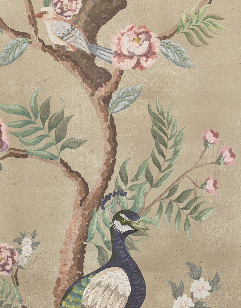 Kubla Khan Chinoiserie Wallpaper by Feathr