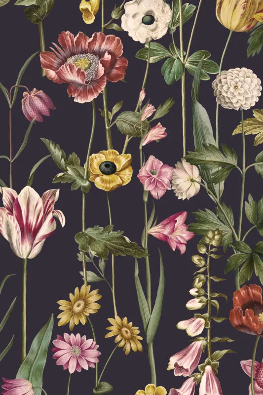 Posie Beige Wallpaper by Hovia