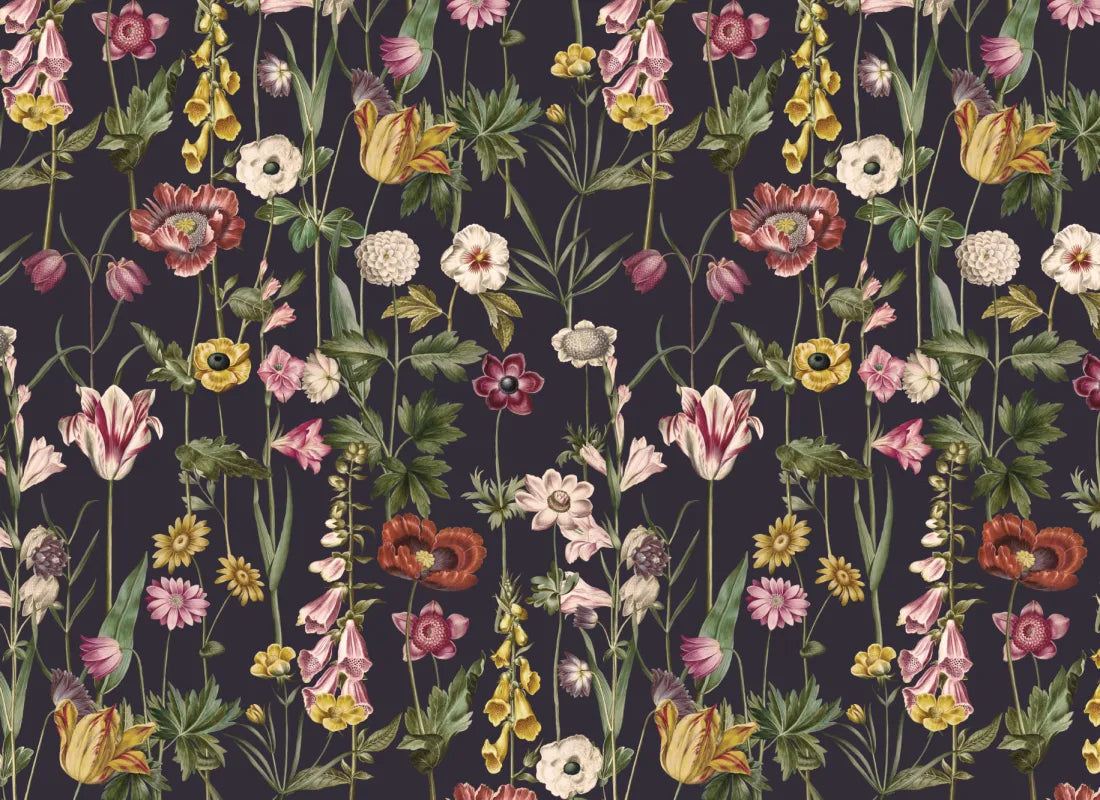 Posie Beige Wallpaper by Hovia