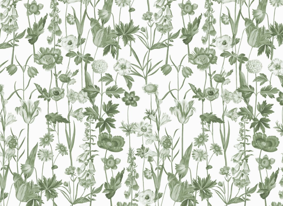 Posie Beige Wallpaper by Hovia