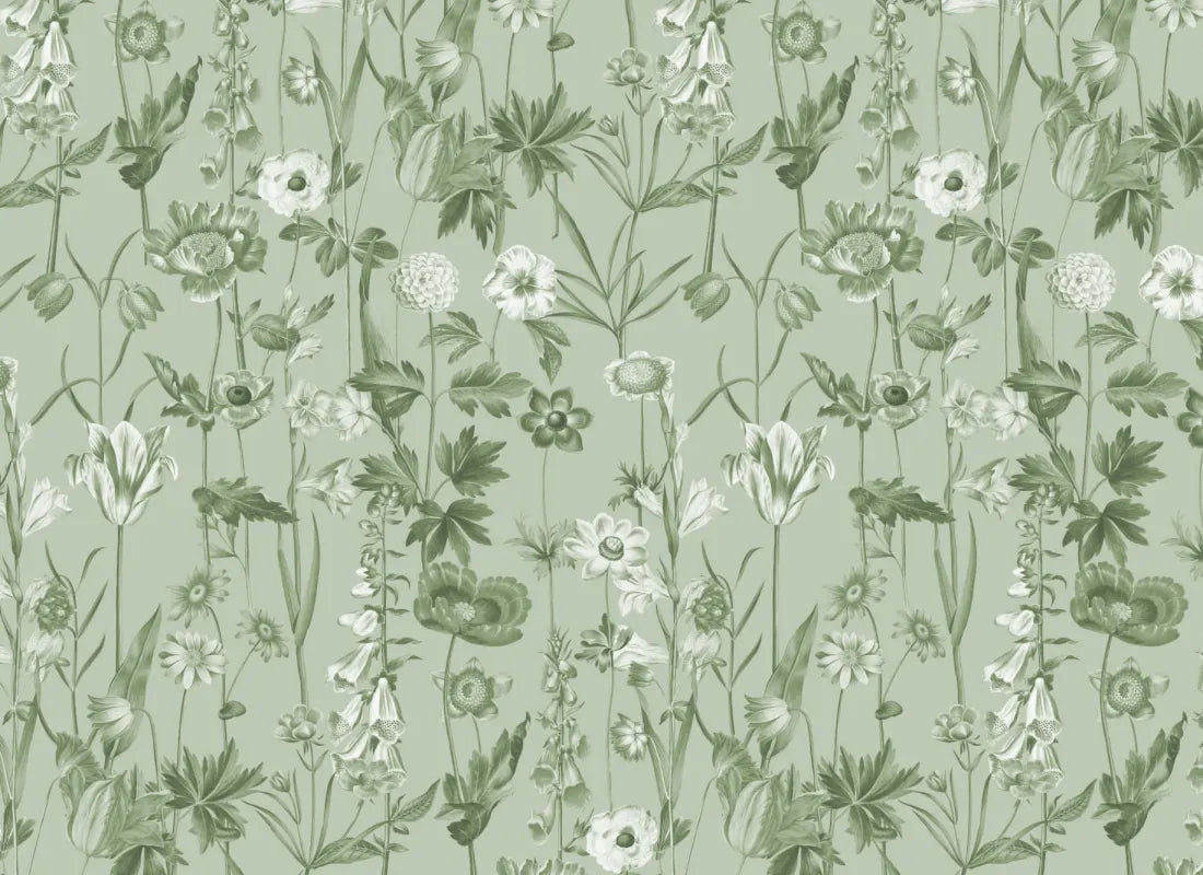 Posie Beige Wallpaper by Hovia