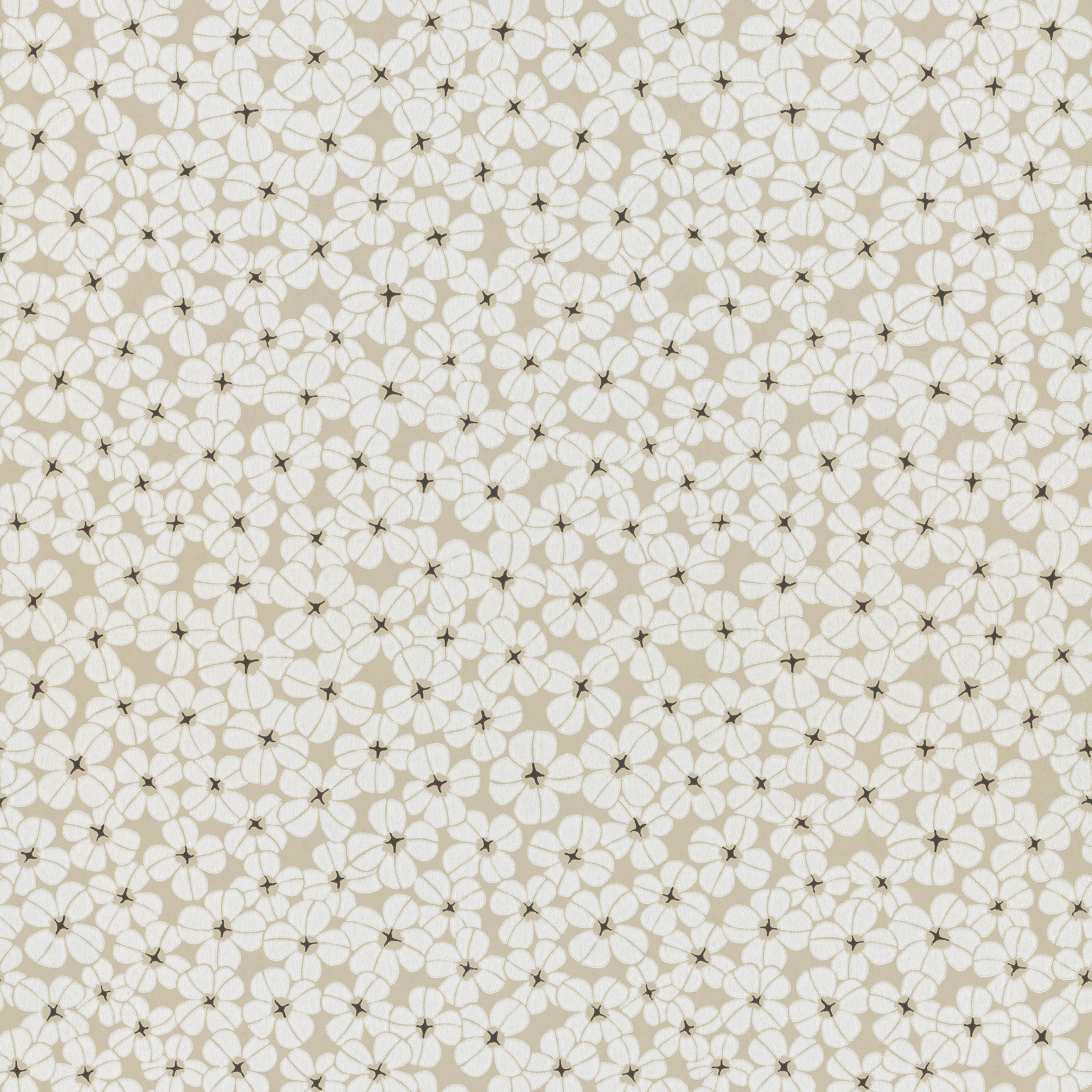 Flower Shower Wallpaper by Långelid Von Brömssen