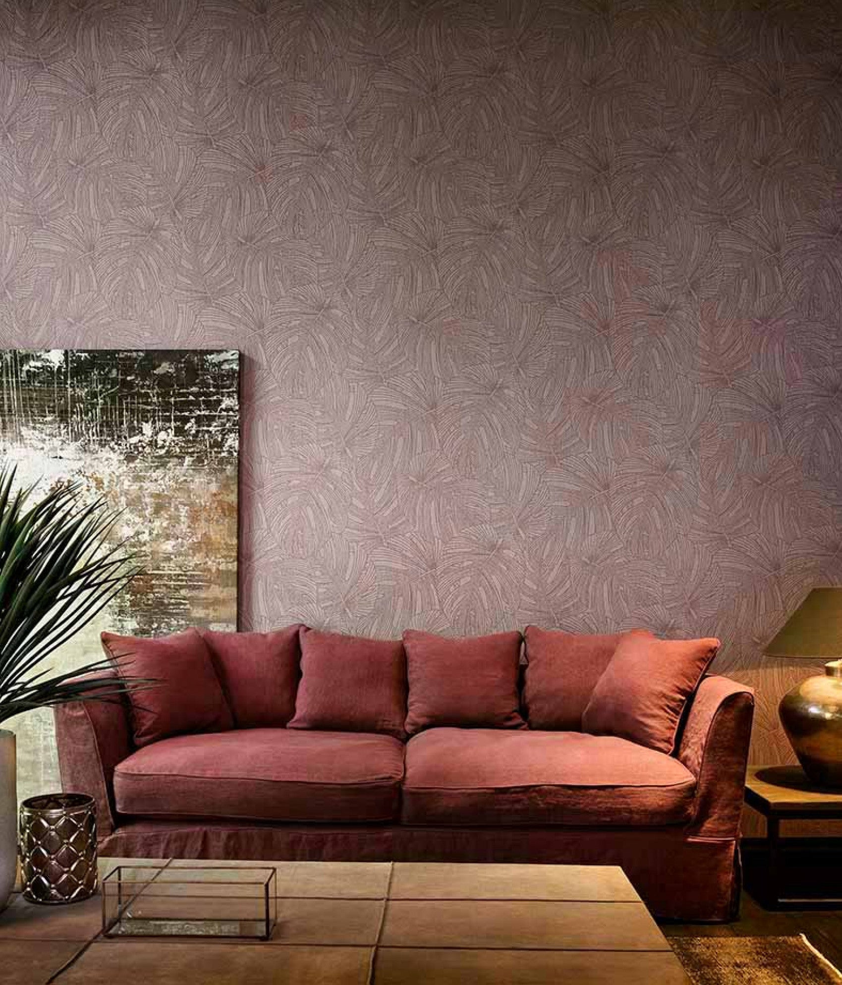 L'Aventure Leaf Wallpaper