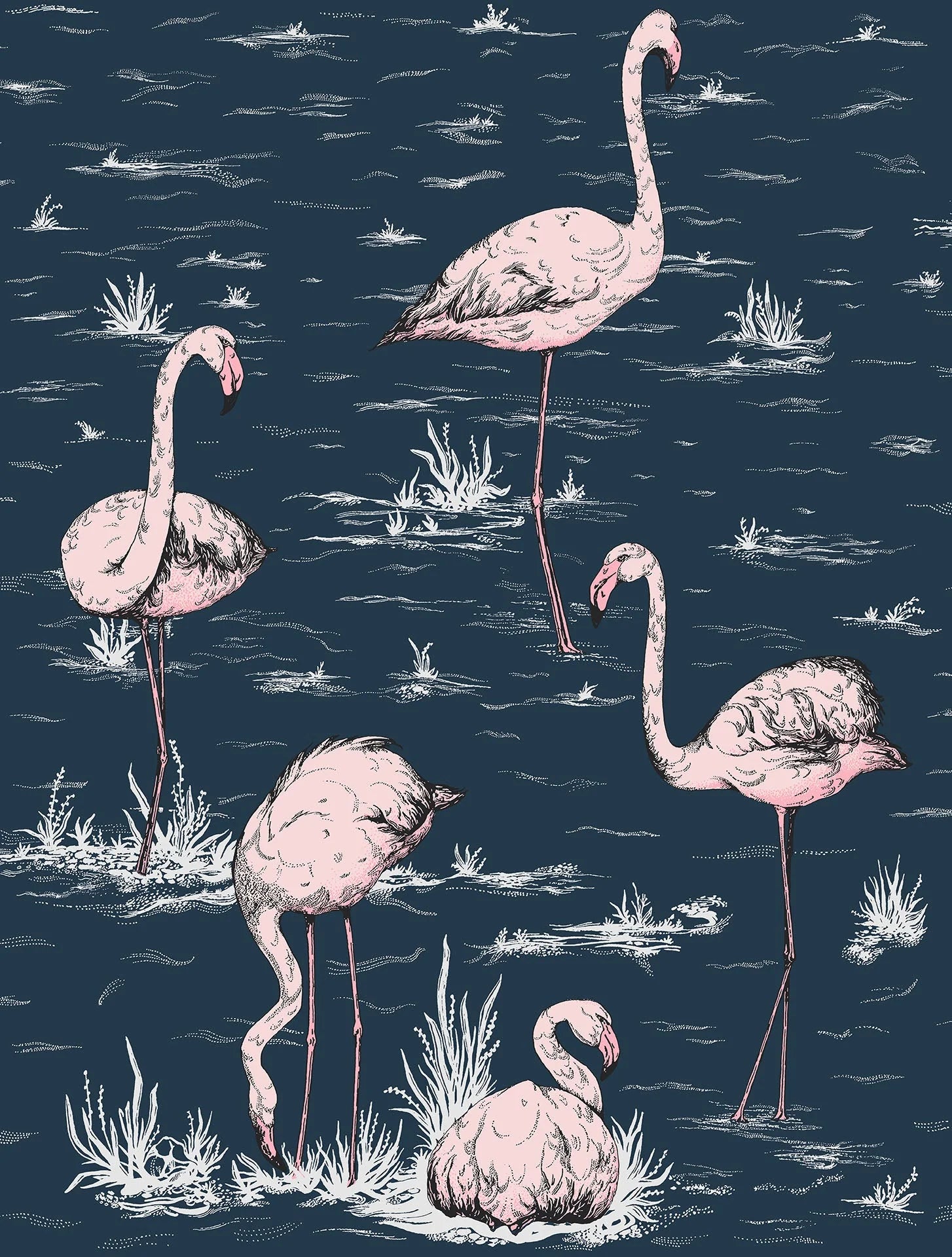 Flamingo Icons by Cole & Son Wallpaper