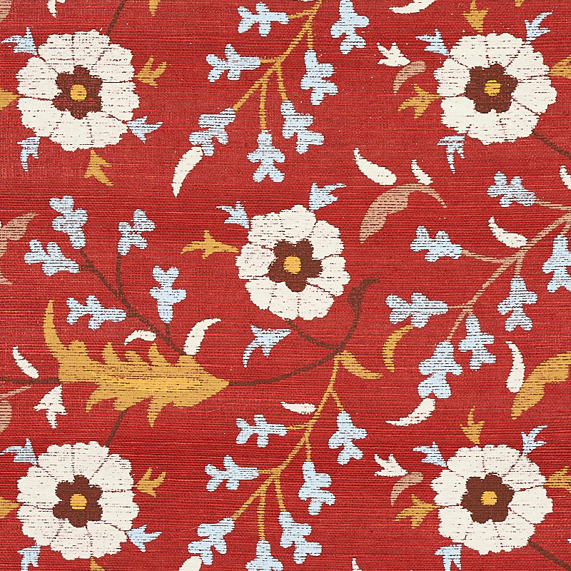 Floralia Sisal Wallpaper by Schumacher