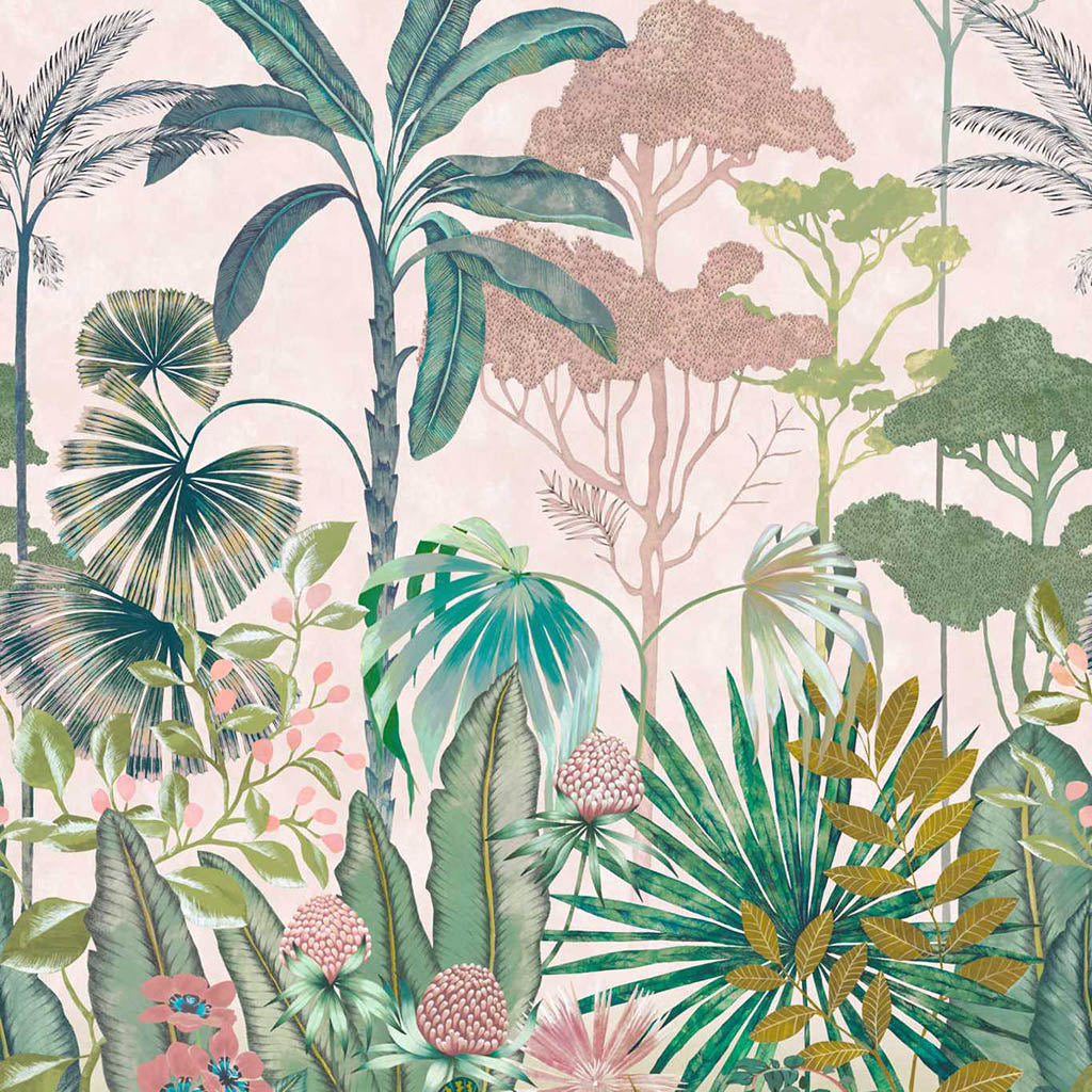 Floreana Jungle Wall Mural by Harlequin