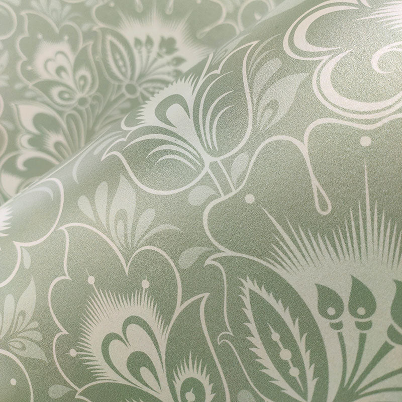 Florence Vintage Green Wallpaper