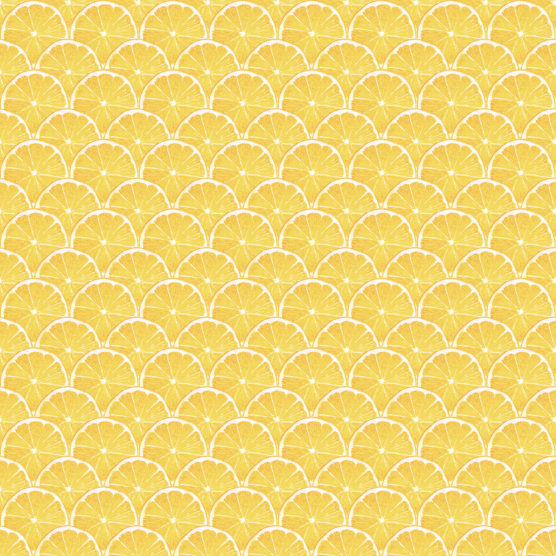 Lemon Scallop Wallpaper by Galerie ( Just Kitchens Collection)