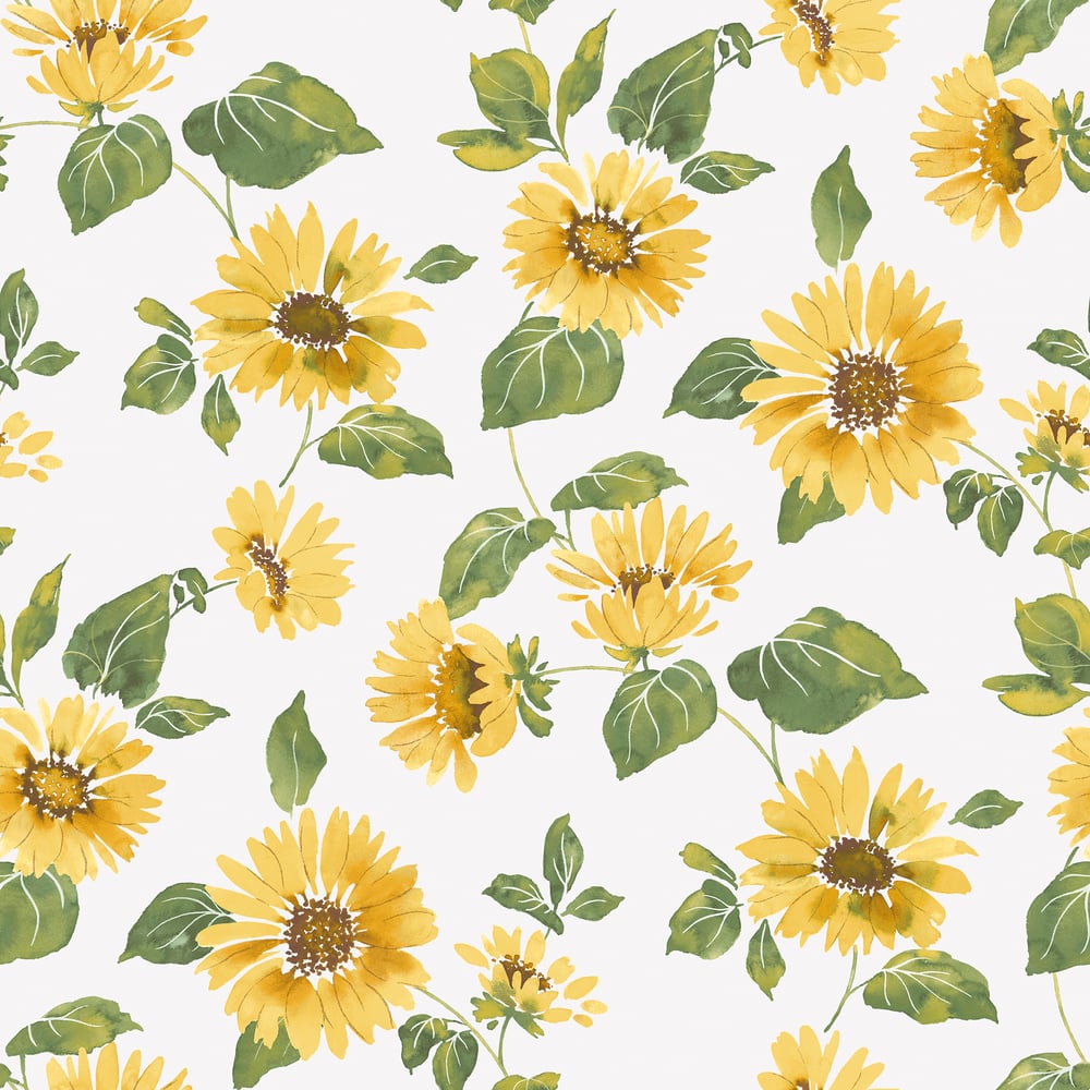 Sunflower Trail Wallpaper by Galerie (Just Kitchens Collection)