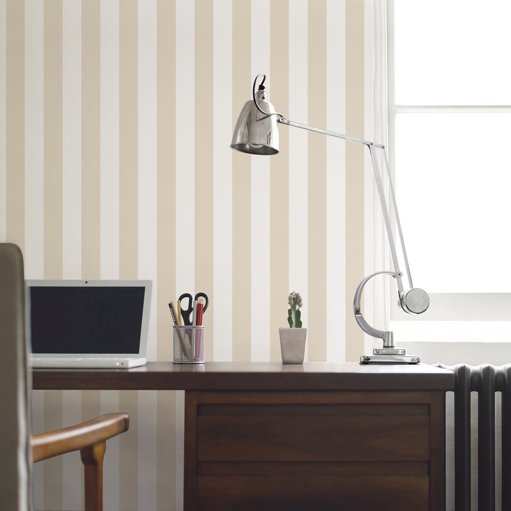 Awning Stripe Wallpaper by Galerie (Smart Stripes 3 Collection)
