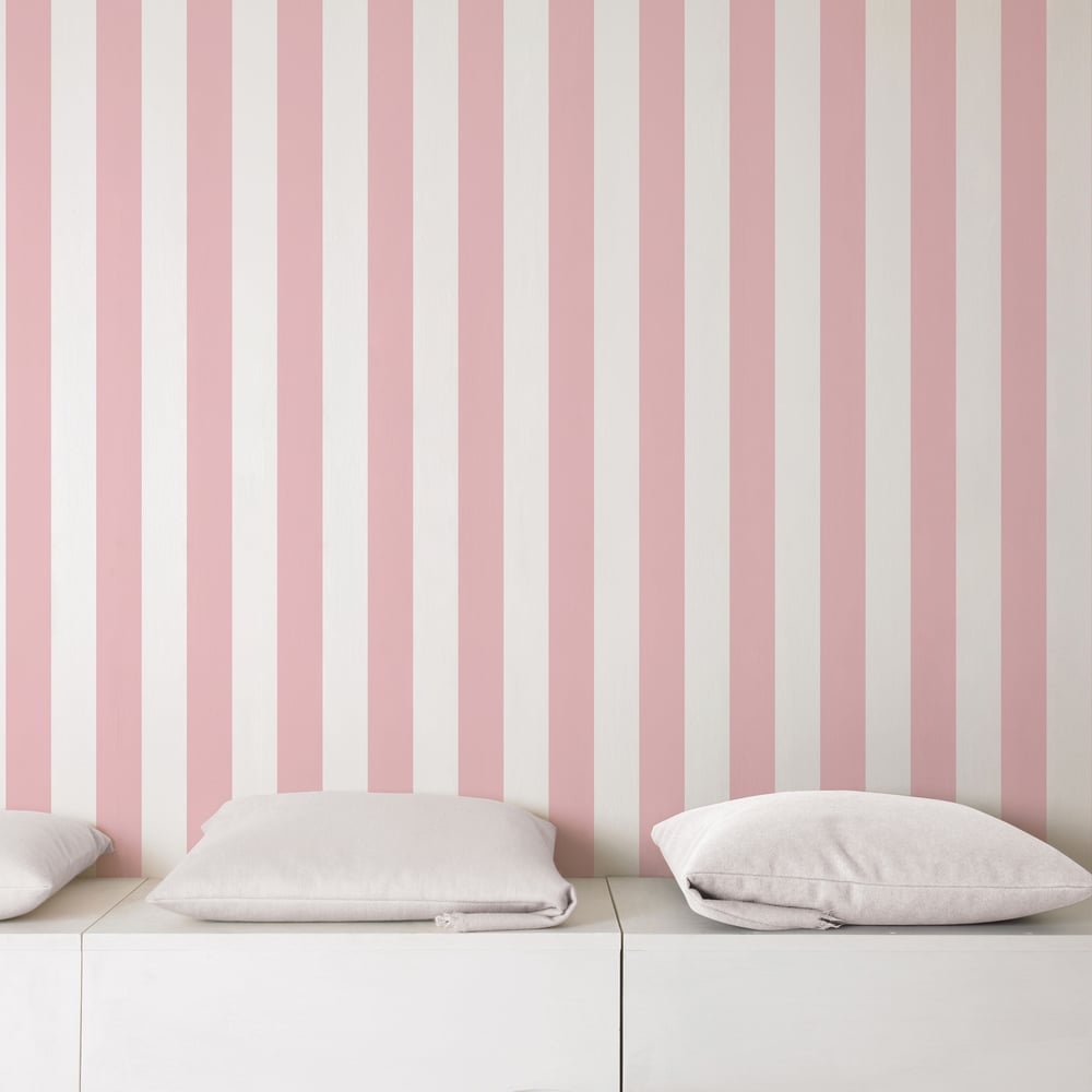 Awning Stripe Wallpaper by Galerie (Smart Stripes 3 Collection)