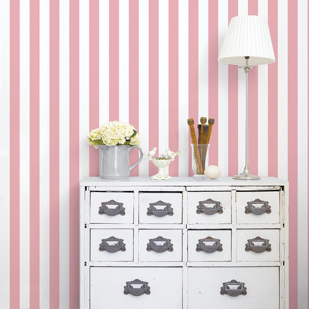 Awning Stripe Wallpaper by Galerie (Smart Stripes 3 Collection)