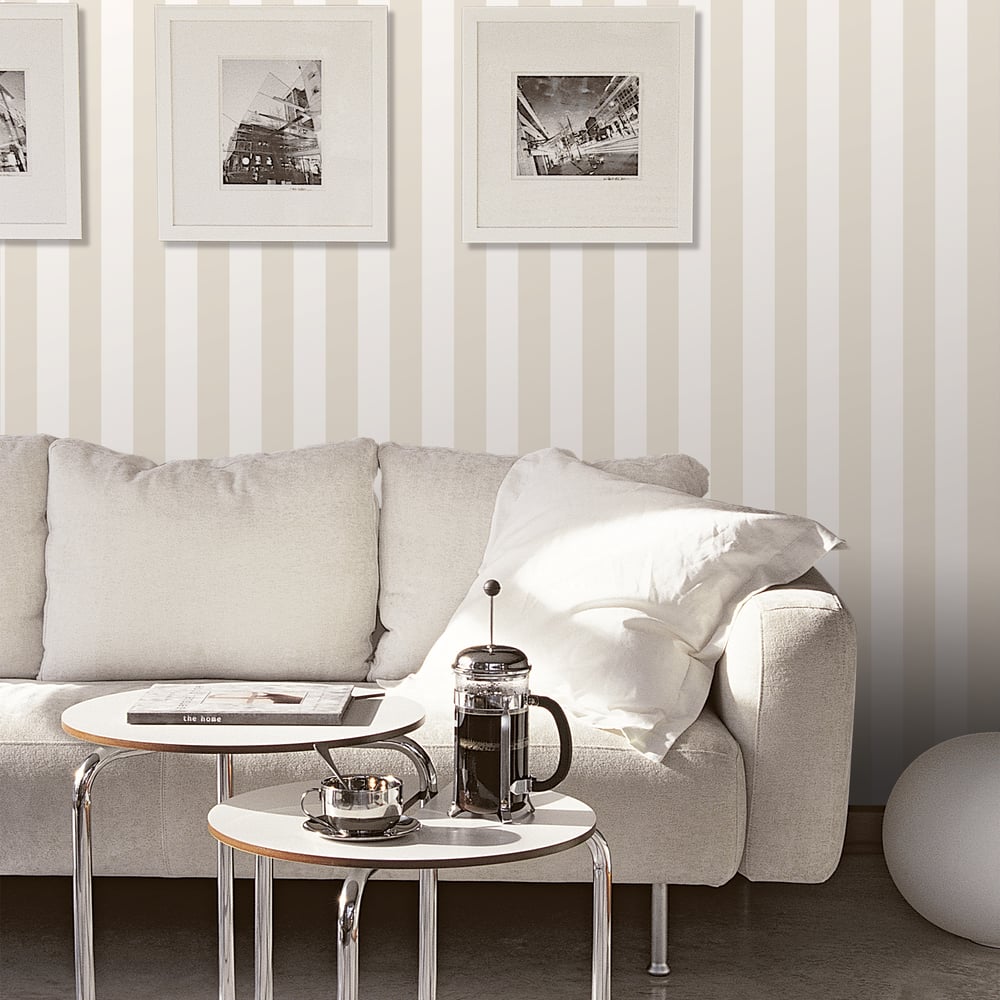 Awning Stripe Wallpaper by Galerie (Smart Stripes 3 Collection)