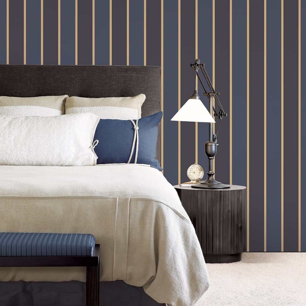 Formal Stripe Wallpaper by Galerie (Smart Stripes 3 Collection)